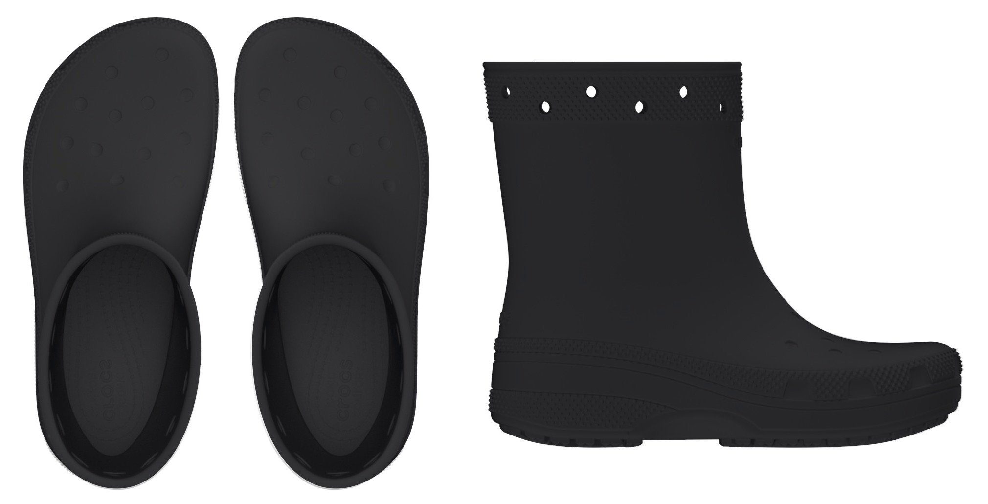 Crocs Regenlaarzen Classic Boot instapschoen, boots, slip-on boots