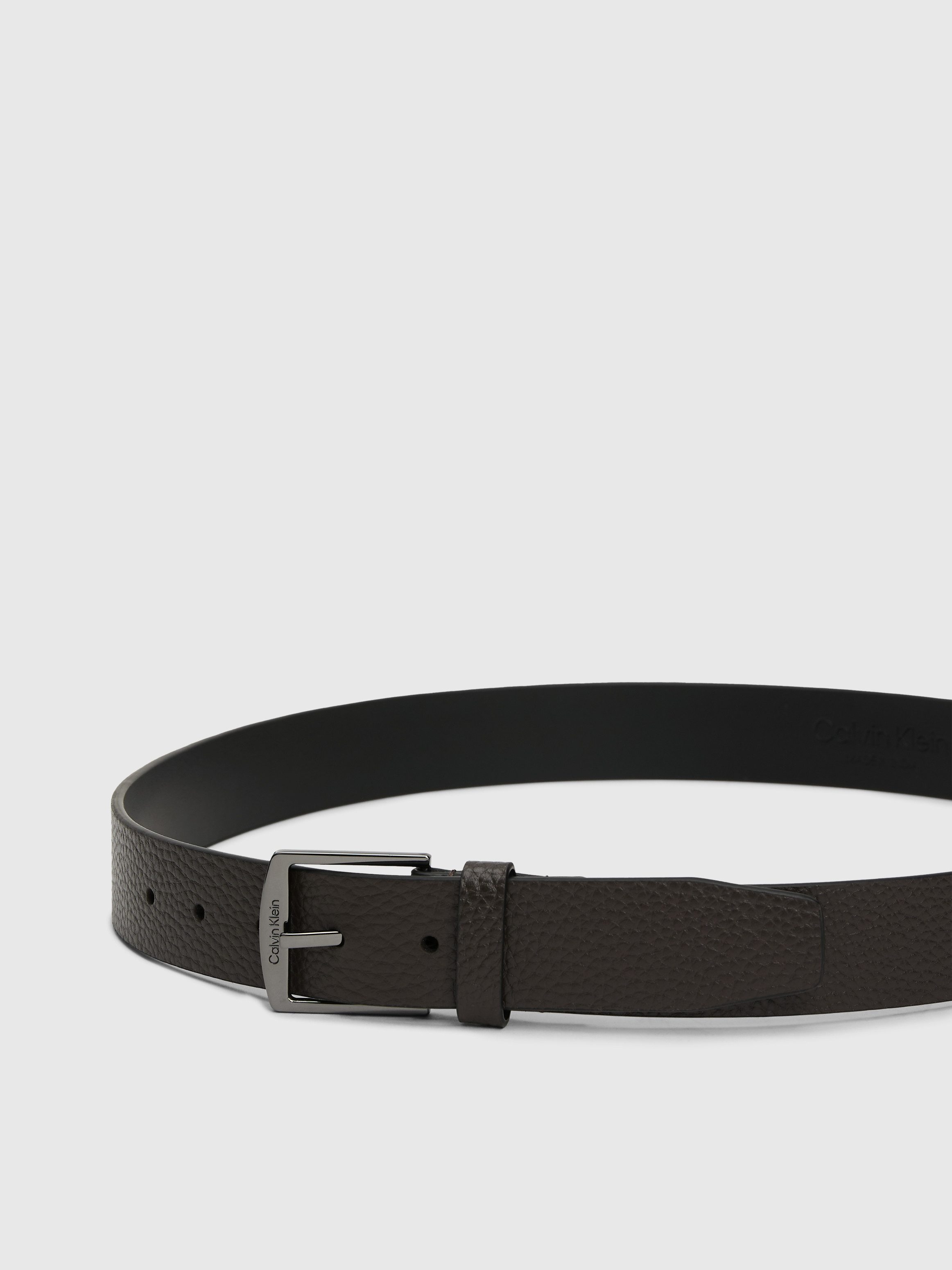 Calvin Klein Leren riem CK CASUAL PB 35MM