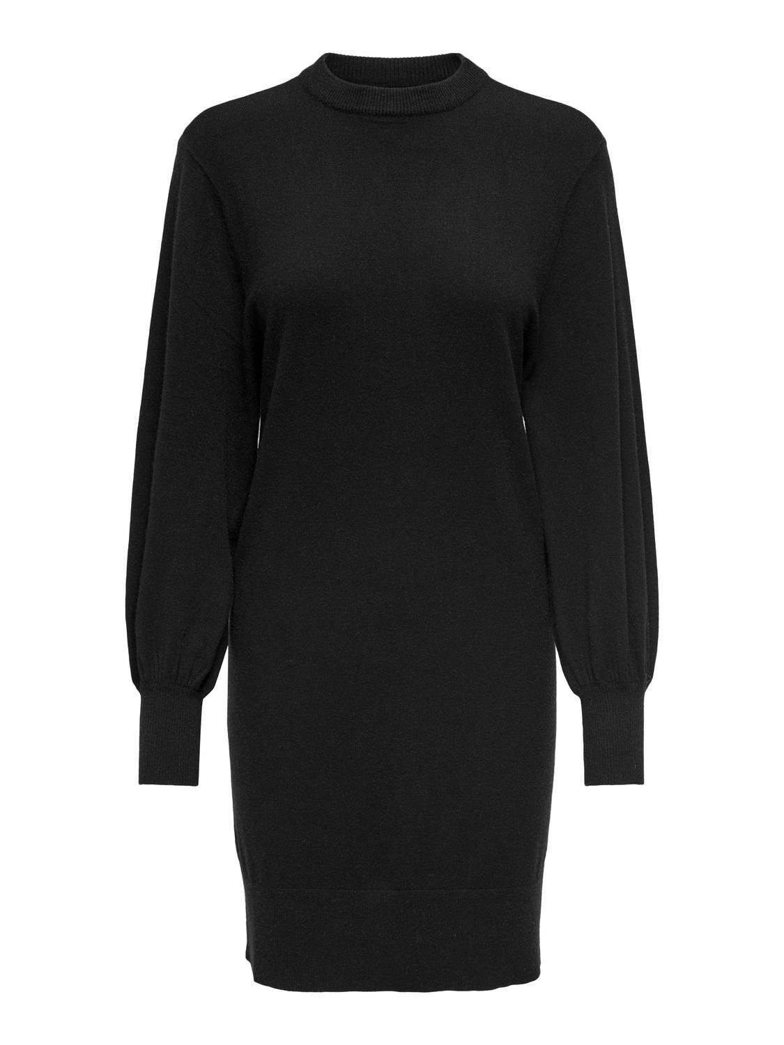 Only Gebreide jurk ONLLABELLE LIFE L/S DRESS KNT NOOS