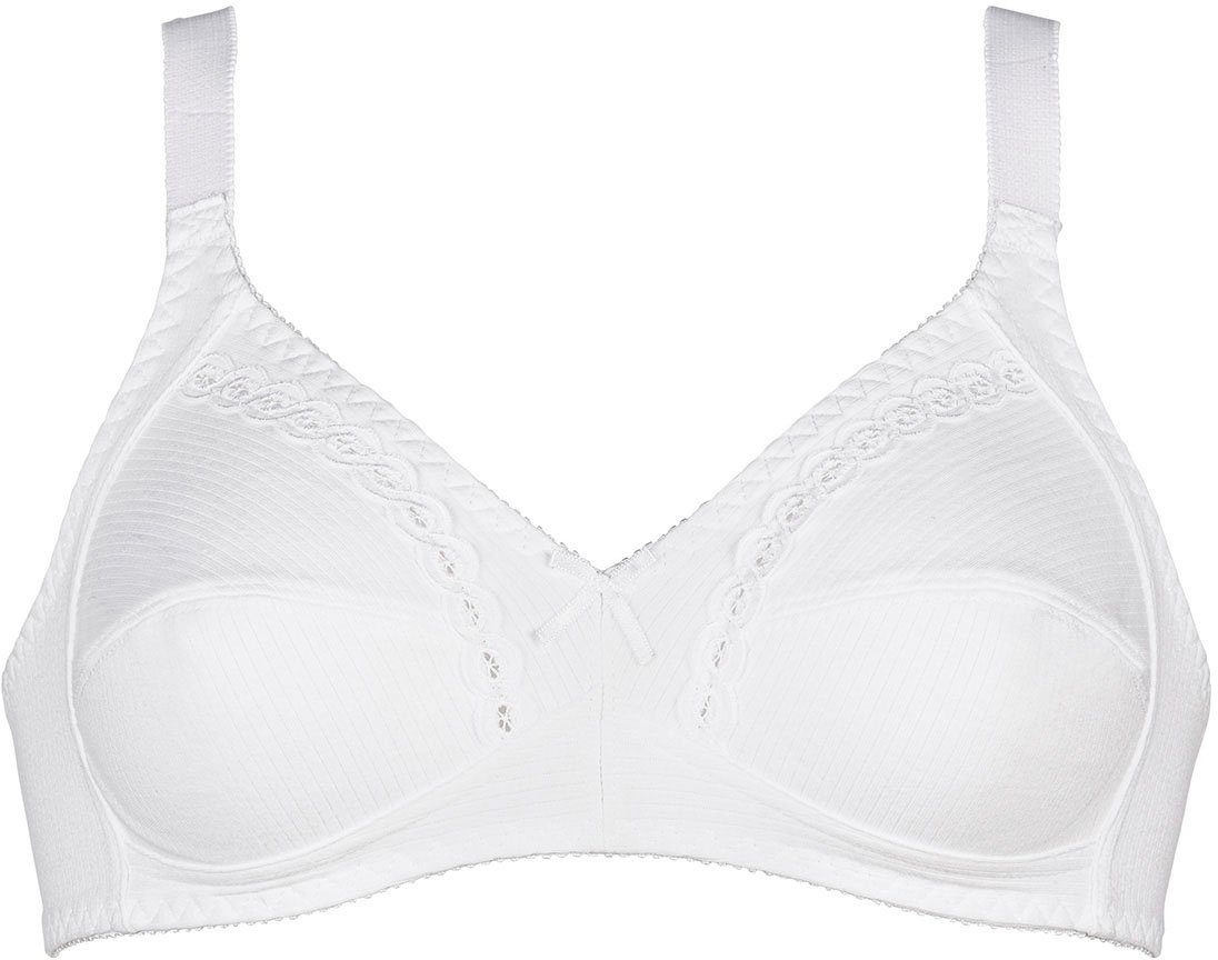 Naturana Soft-bh Classics met decoratieve strik aan de voorkant (1-delig, Set van 2)