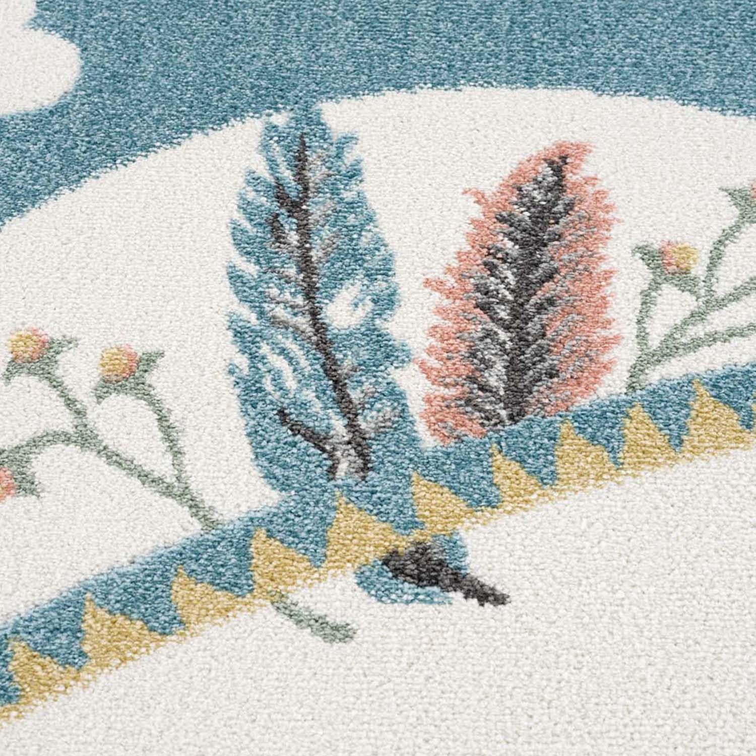 Carpet City Kindervloerkleed Anime9383 Sterretjes-vloerkleed met maan, zachte pool, gemakkelijk in onderhoud, kinderkamer