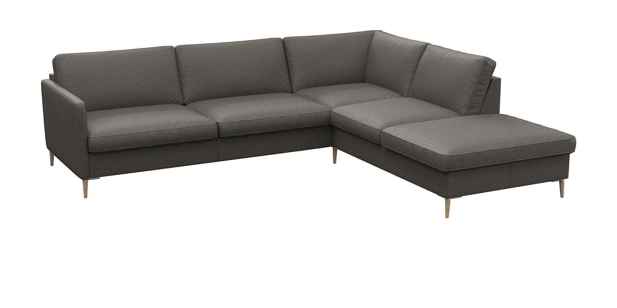 FLEXLUX Hoekbank Fiore, super zitcomfort door koudschuim in de zitting, L-vorm