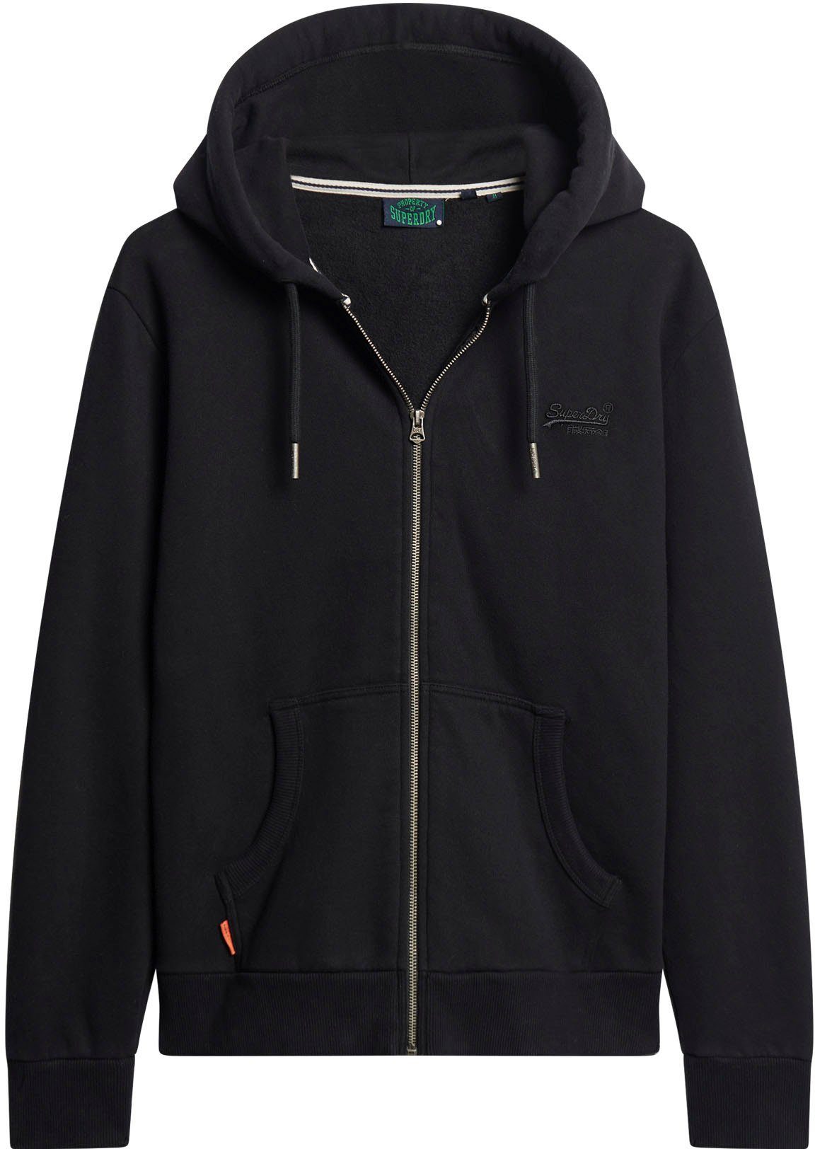 Superdry Capuchonsweatvest ESSENTIAL LOGO ZIP HOODIE