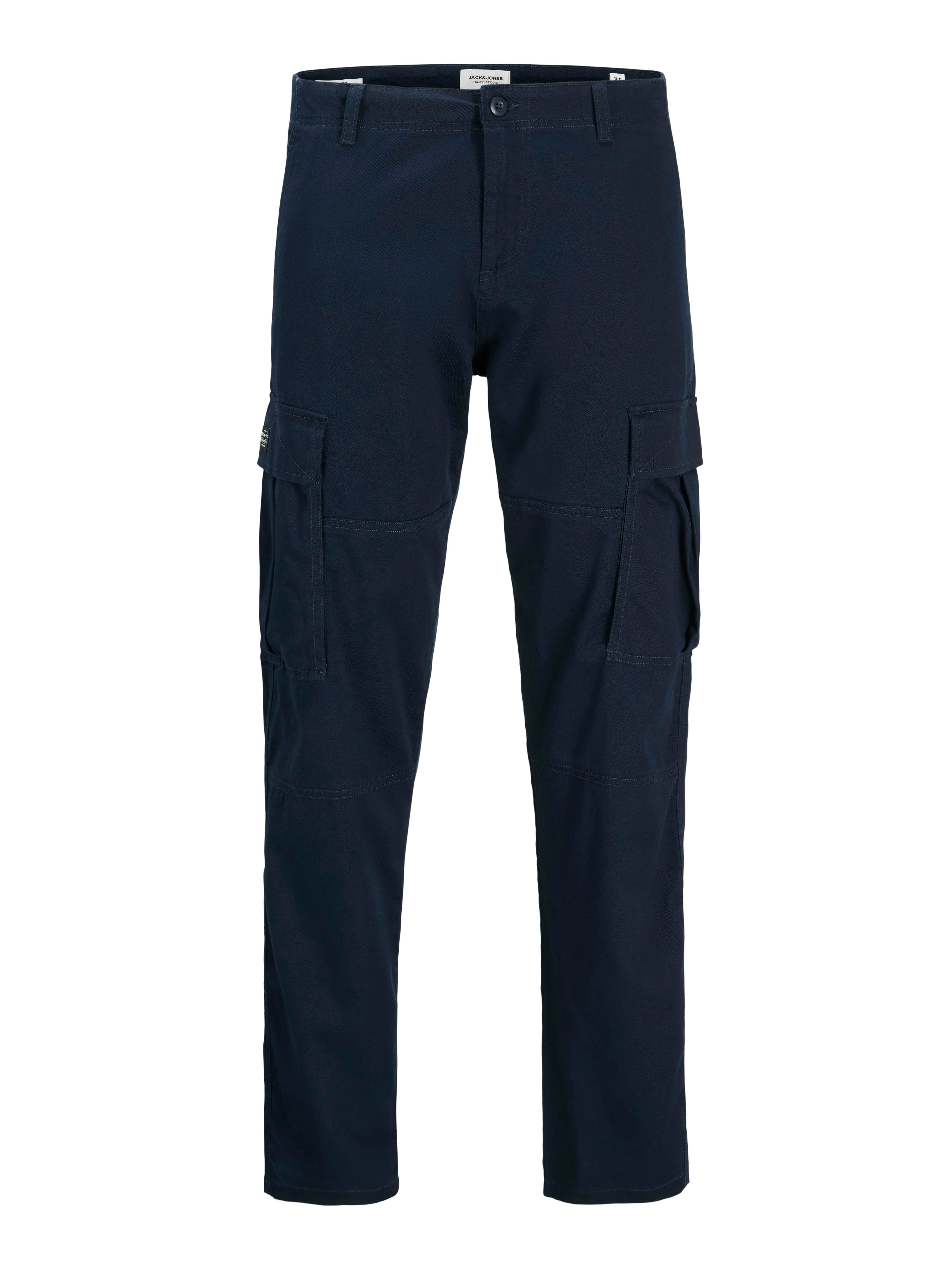 Jack & Jones Junior Cargobroek JPSTKANE JJJONNIE CARGO JNR jongens cargobroeken maat 140 blauw