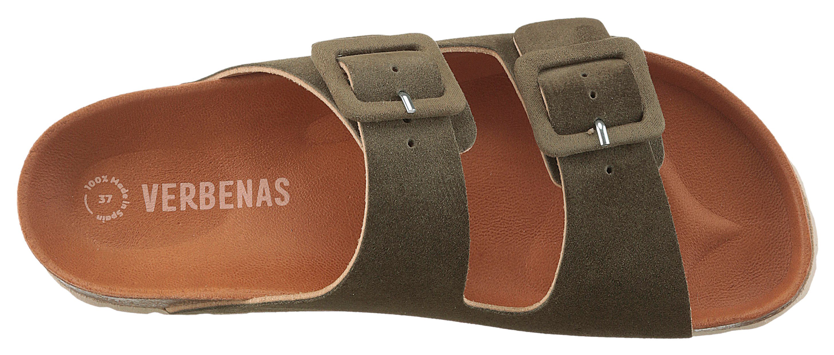 VERBENAS Slippers Randell Velour , zomerschoen, slippers, huisschoen, vakantieschoen met zacht voetbed