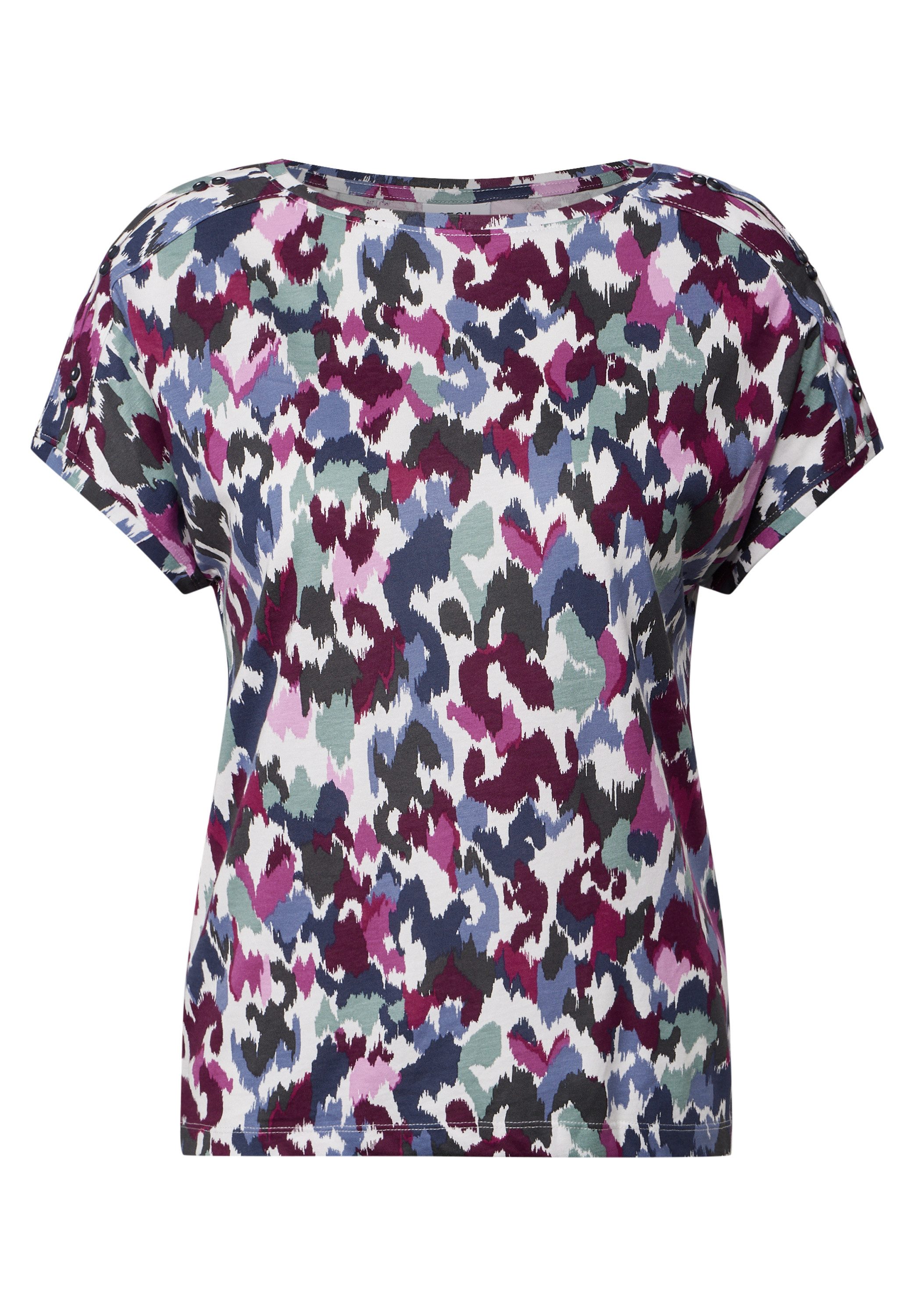 Cecil Shirt met korte mouwen met grafisch patroon