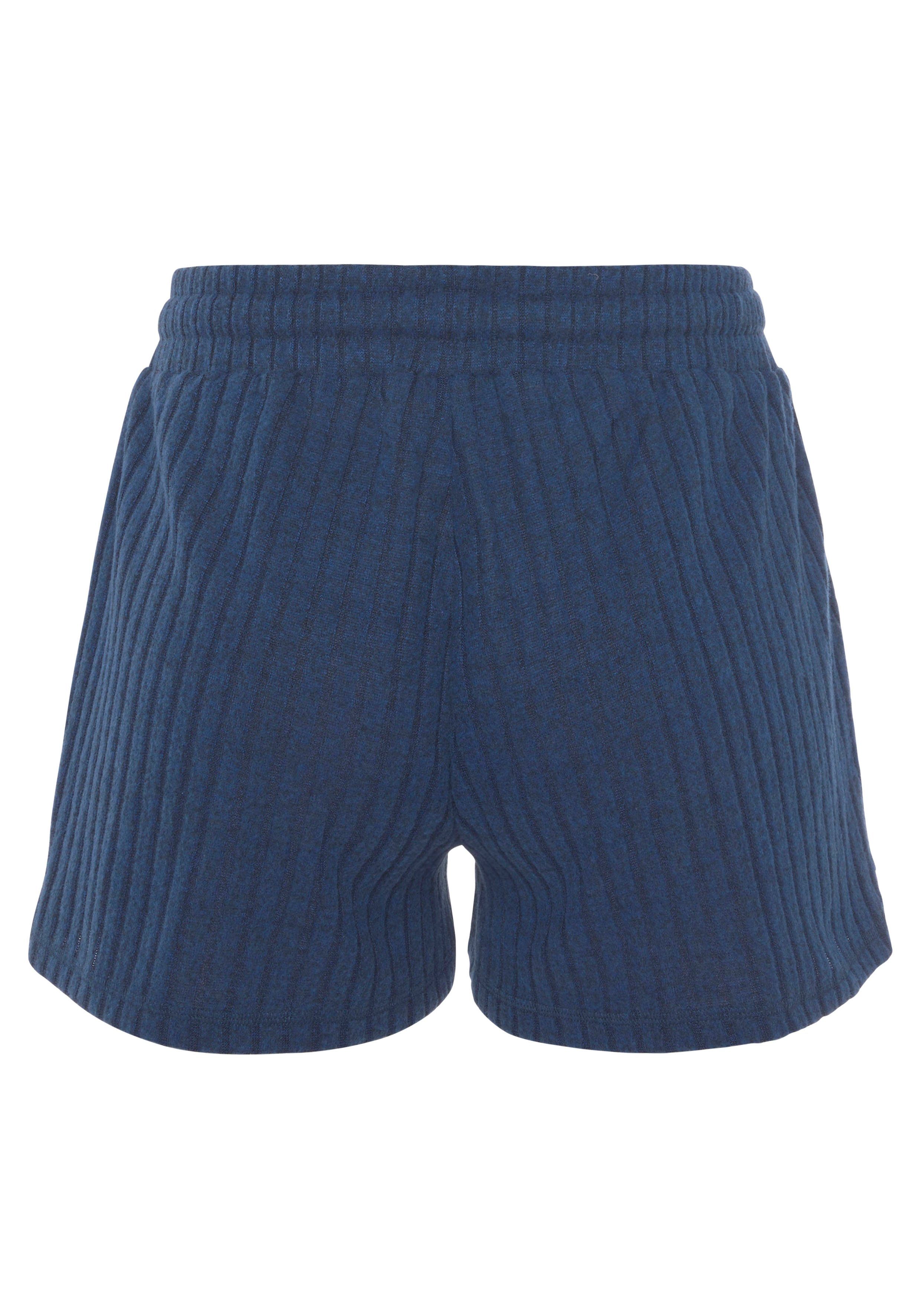 Lascana Short - Lounge shorts gemêleerd Lounge-/brei shorts gemêleerd met bindkoord, loungewear