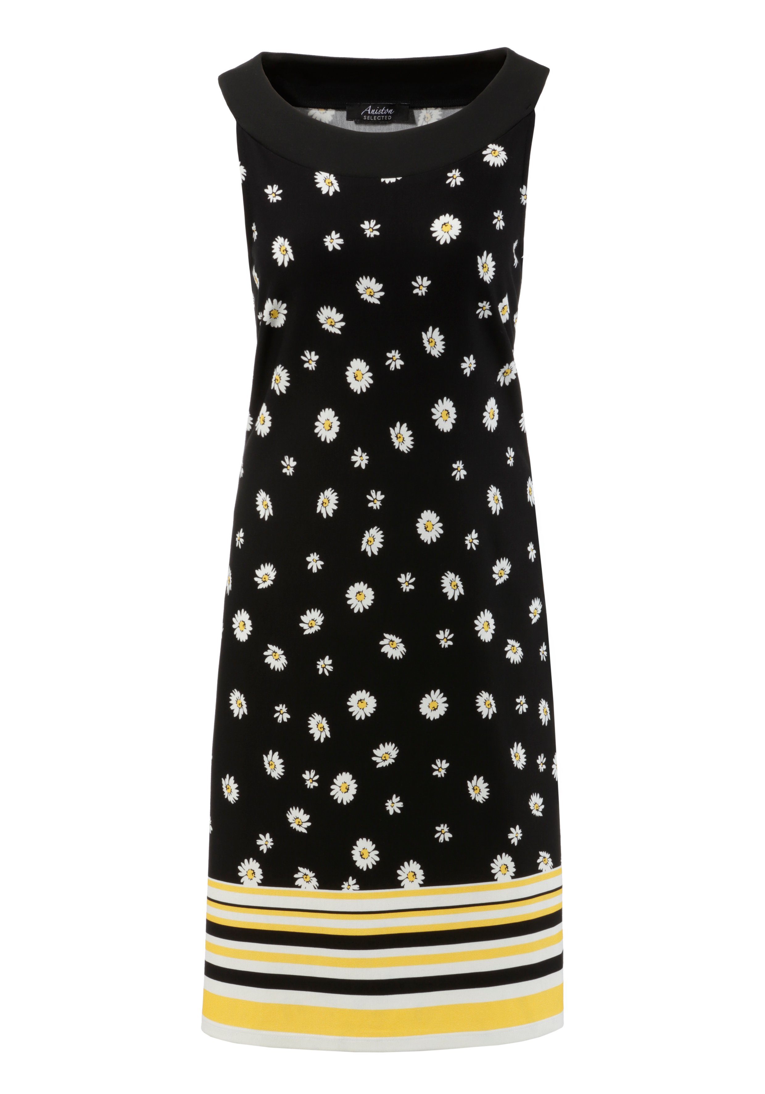 Aniston SELECTED Zomerjurk met madeliefje-print