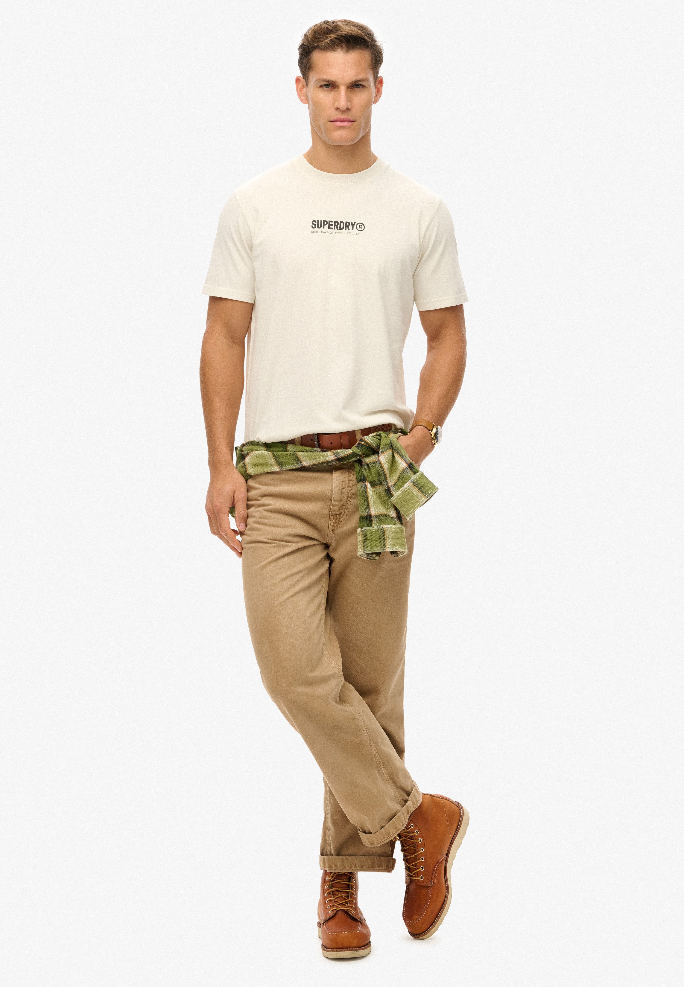 Superdry Shirt met ronde hals UTILITY SPORT GRAPHIC T SHIRT