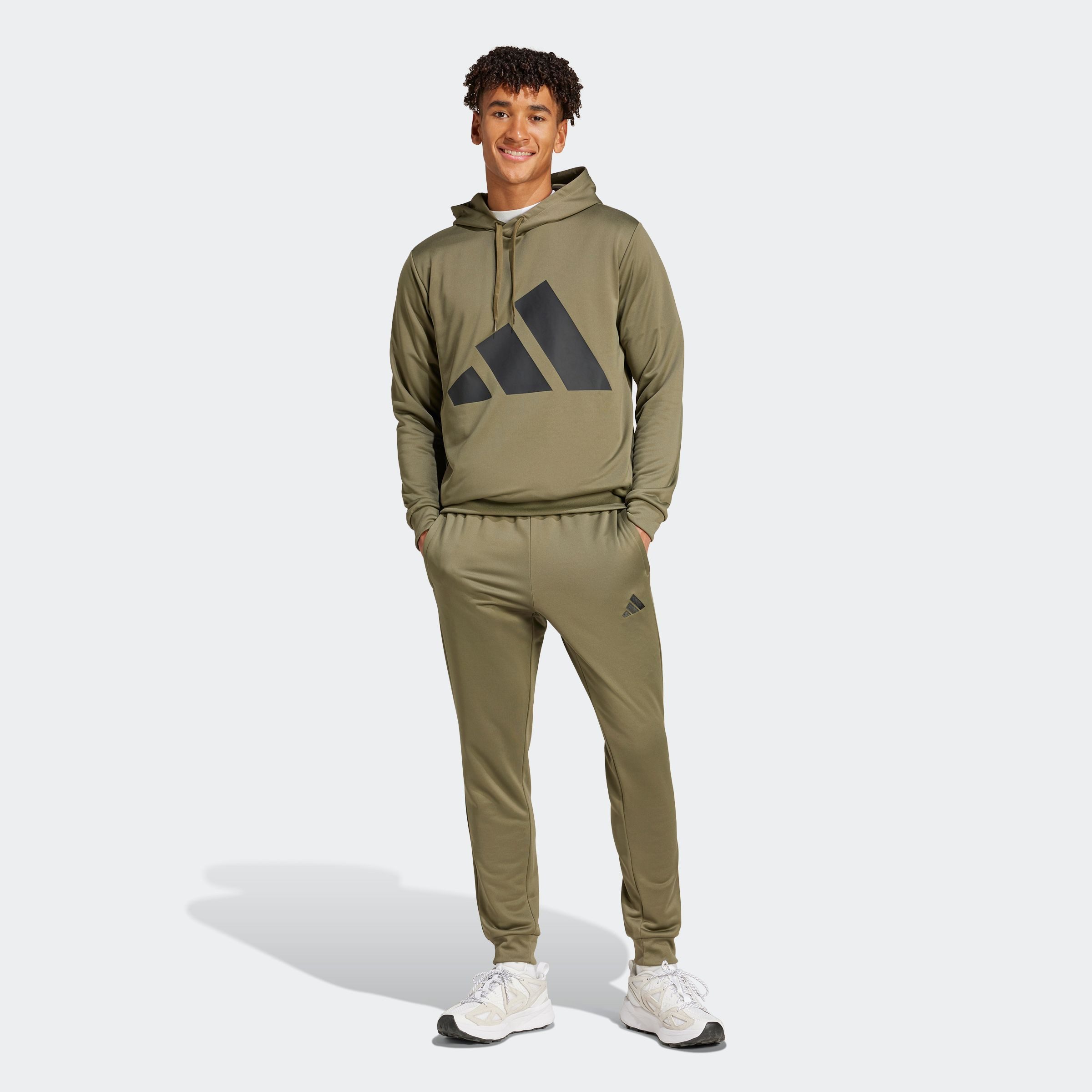 adidas Sportswear Trainingspak M BL FT HD TS van zacht french-terry materiaal, hoodie (2-delig)