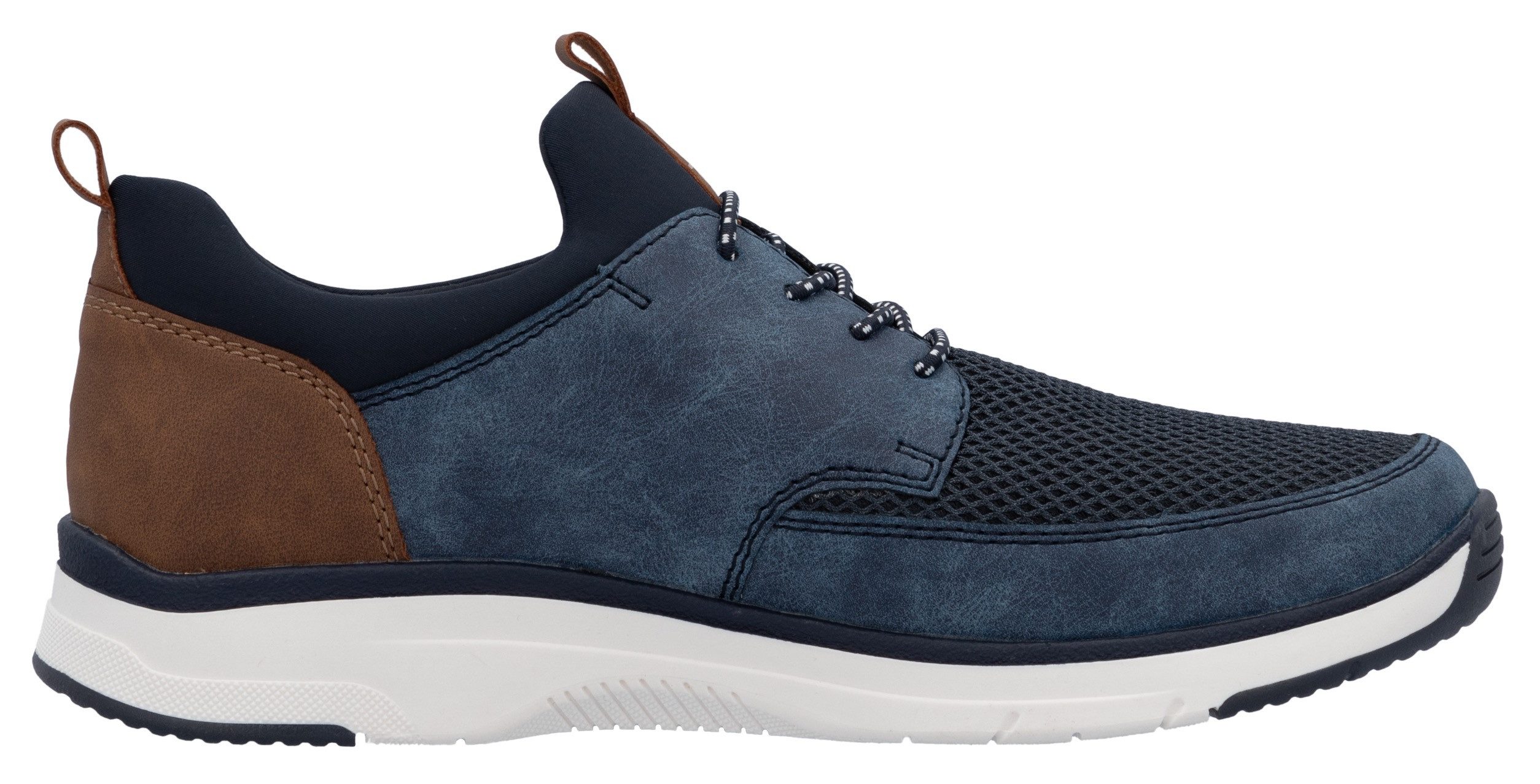Rieker Slip-on sneakers , vrijetijdsschoen, lage schoen, instapschoen met elastiek