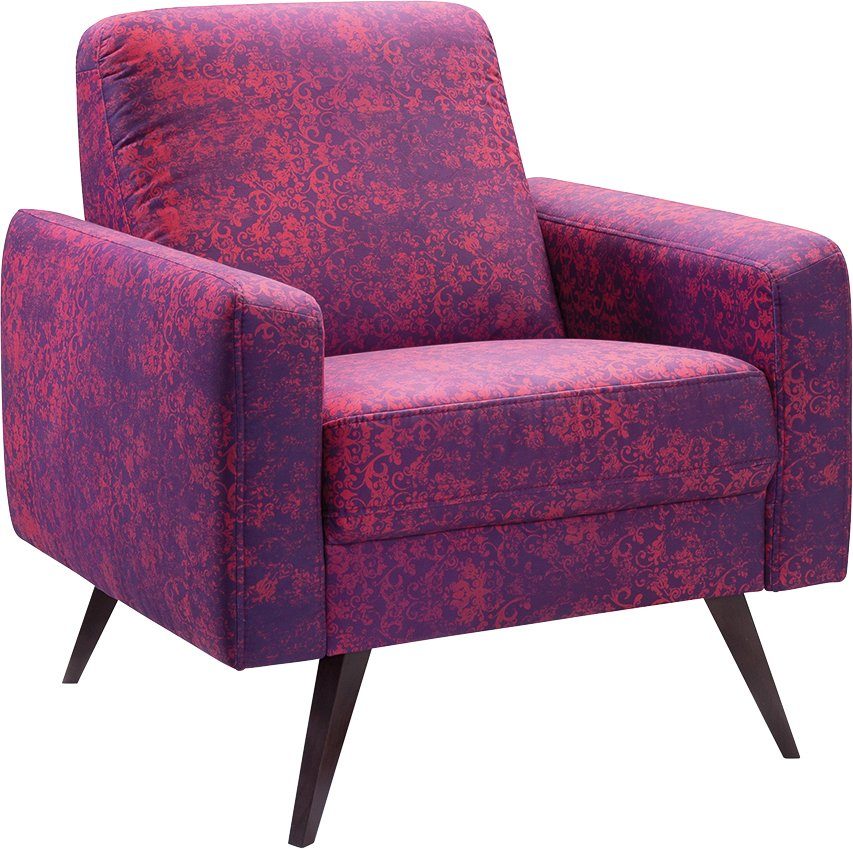 exxpo - sofa fashion Fauteuil Side, comfortabele loungestoel met extravagante bekleding