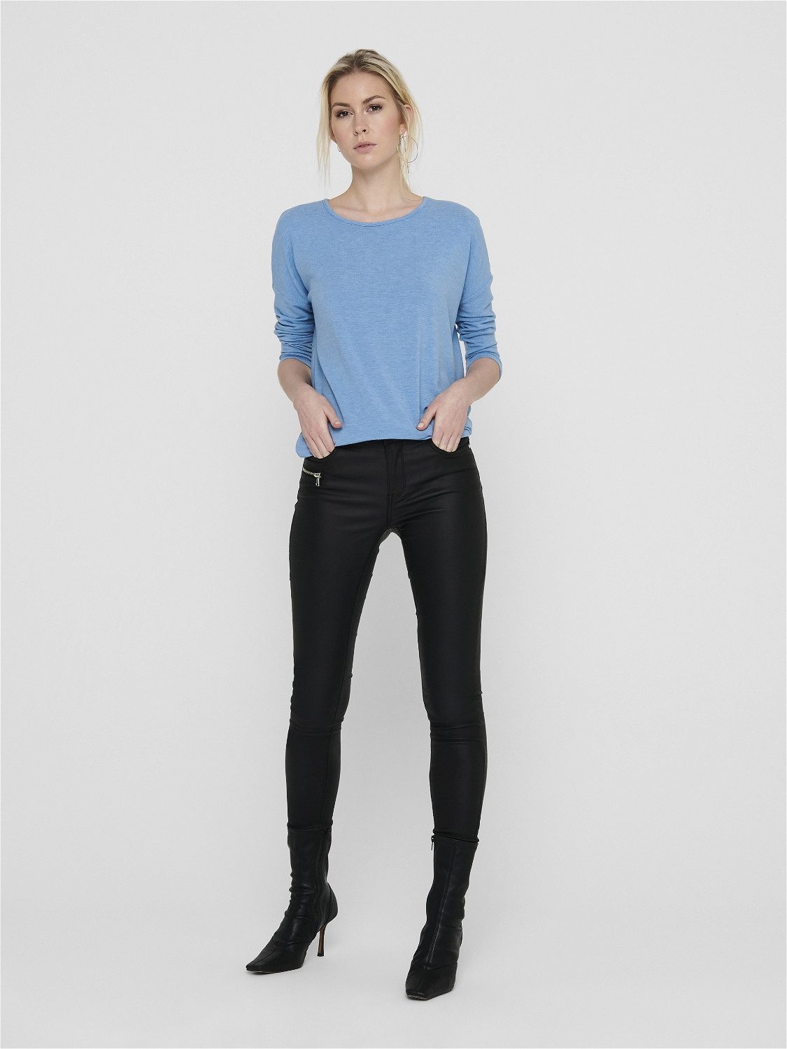 Only Shirt met 3/4 mouwen ONLGLAMOUR 3/4 TOP JRS NOOS