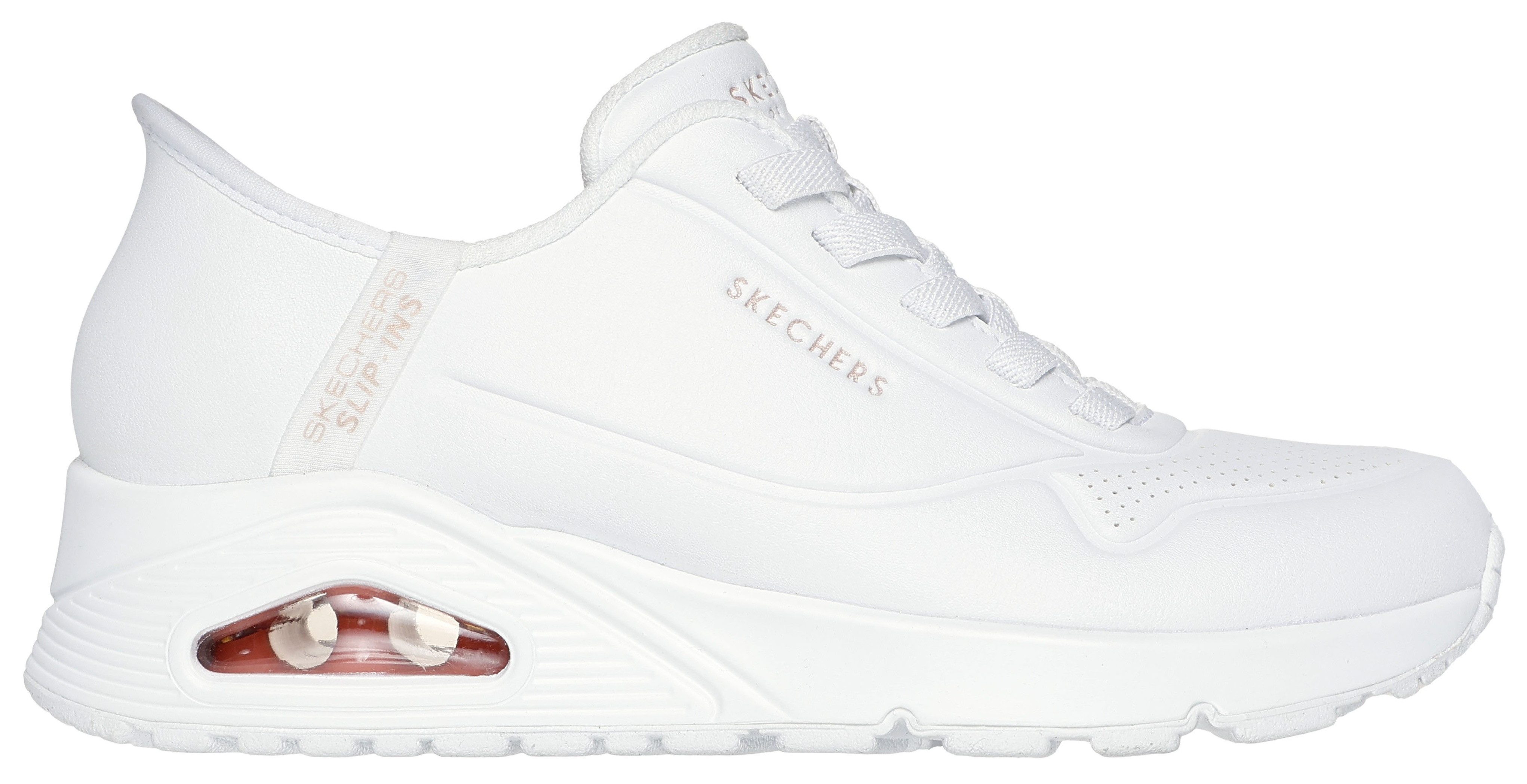 Skechers Slip-on sneakers Uno - Easy Air , instapschoen, slippers, plateausneaker met sleehak