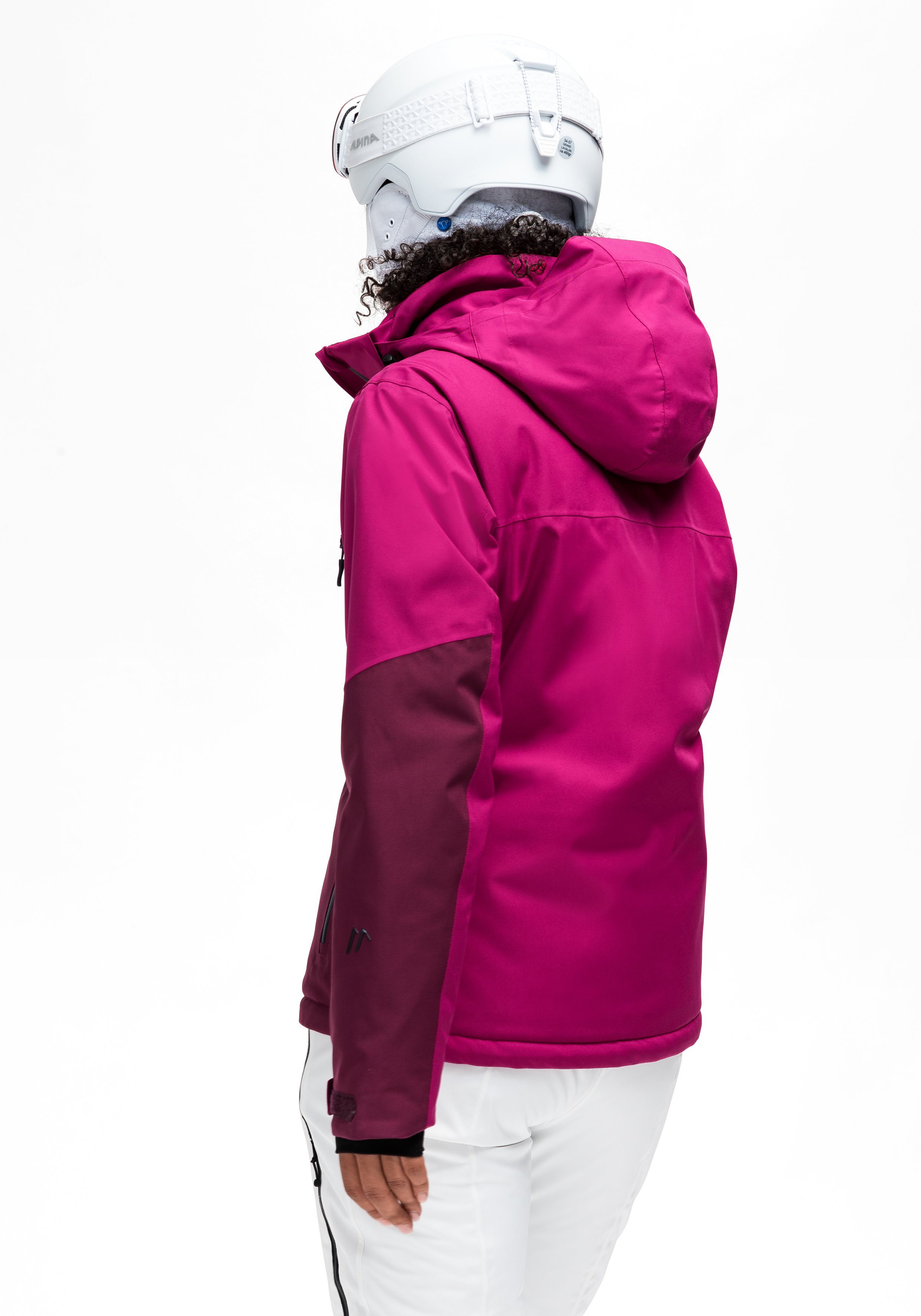 Maier Sports Ski-jack Nuria Dames winterjas, wind- en waterdicht, 3 ritszakken, regular fit