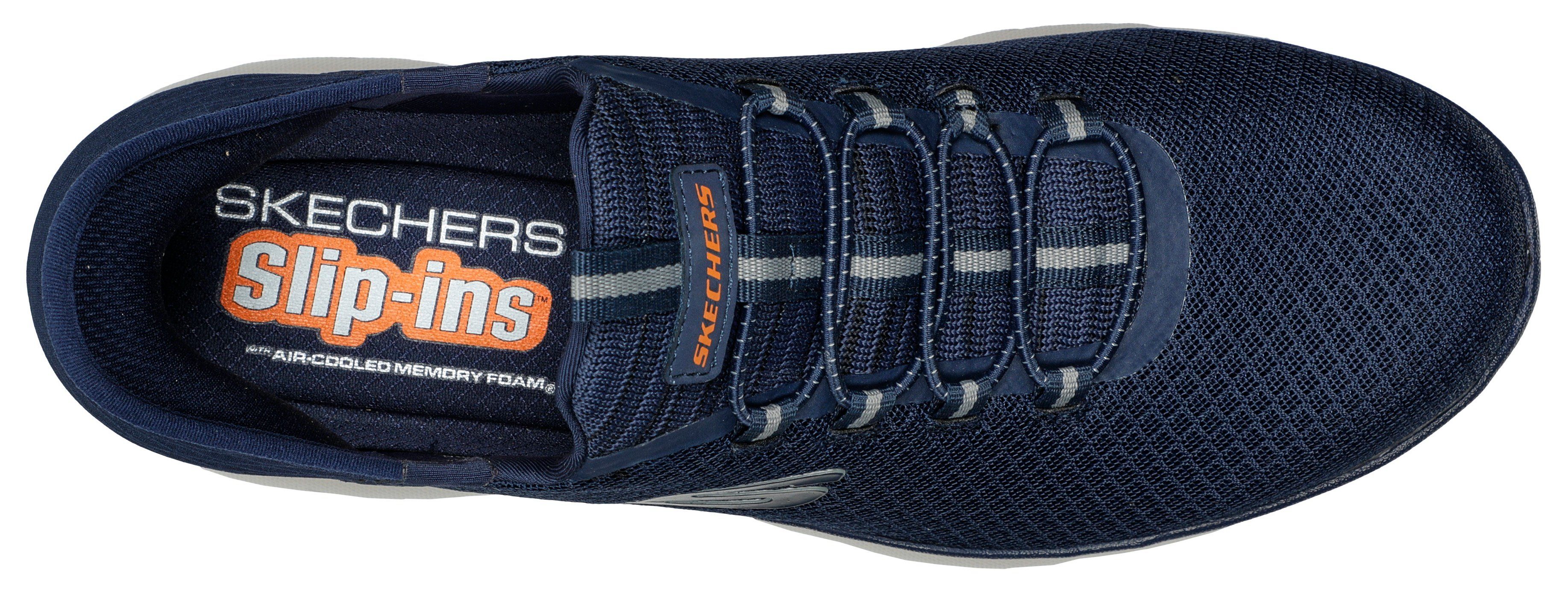Skechers Slip-on sneakers SUMMITS-HIGH RANGE vrijetijdsschoen met slip-in hiel voor een gemakkelijke instap