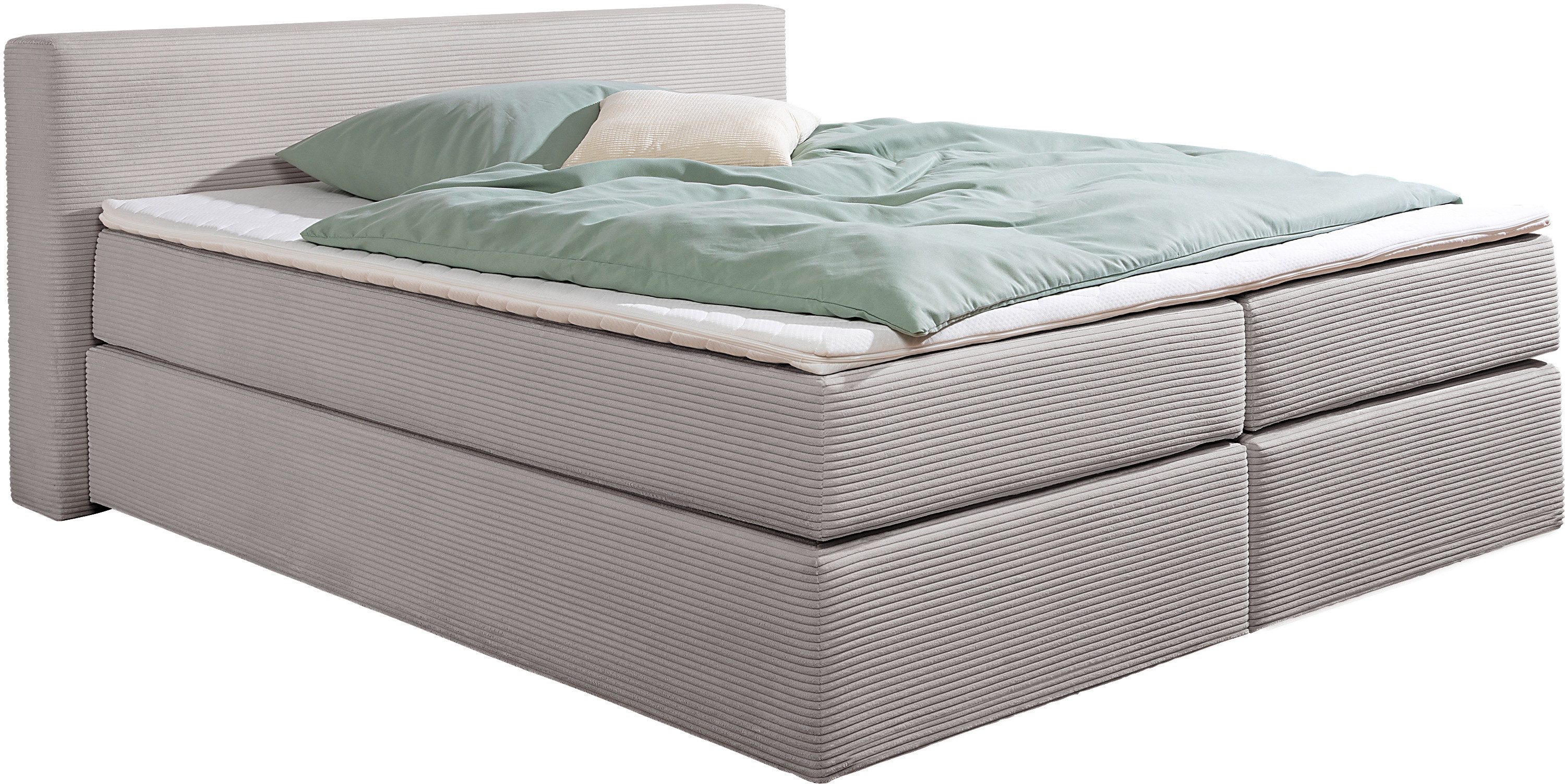 andas Boxspring Åby In cord bekleding, optioneel met en zonder matras verkrijgbaar
