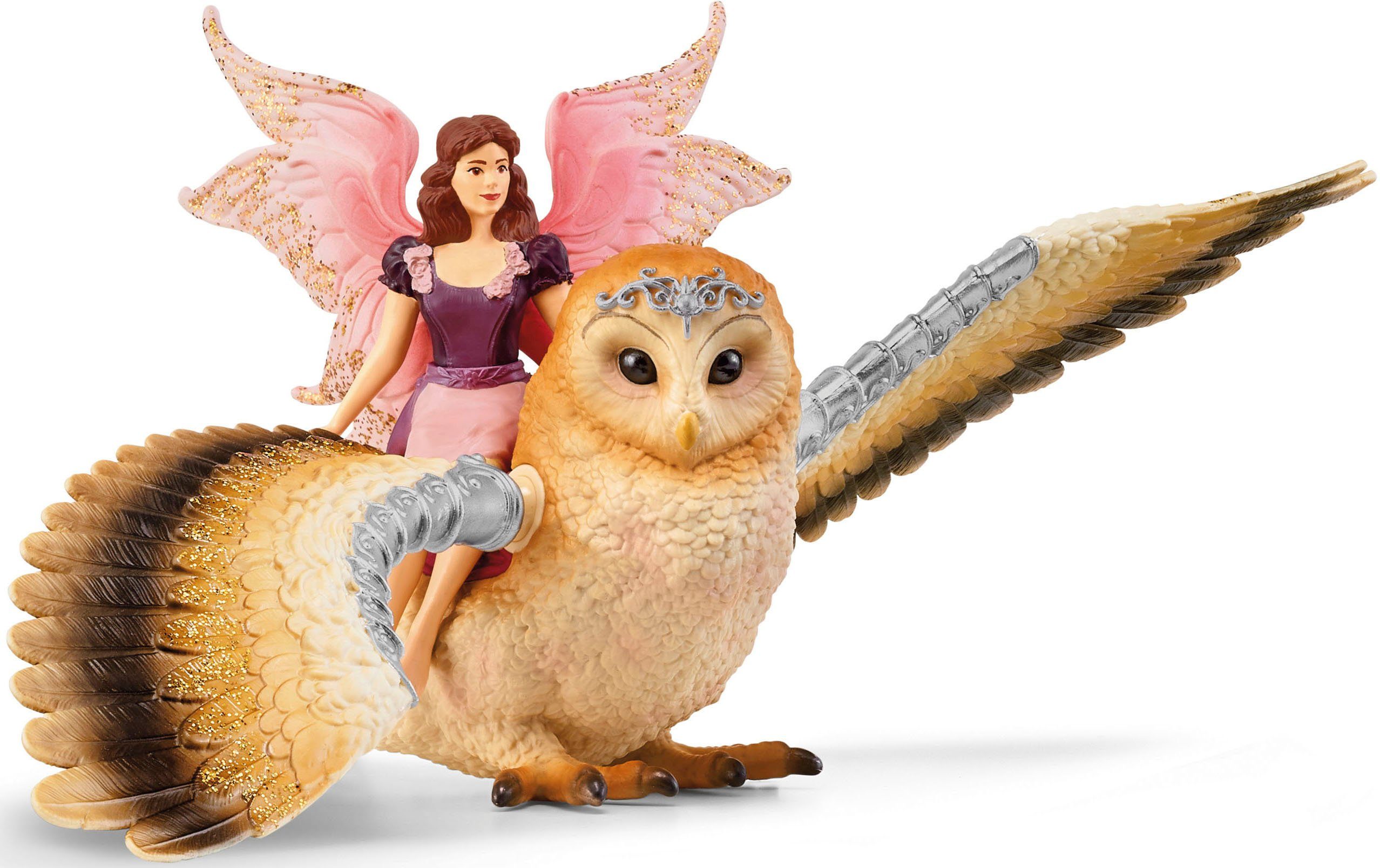 Schleich® Speelfiguur BAYALA® elfje op glitteruil V2 (70789)