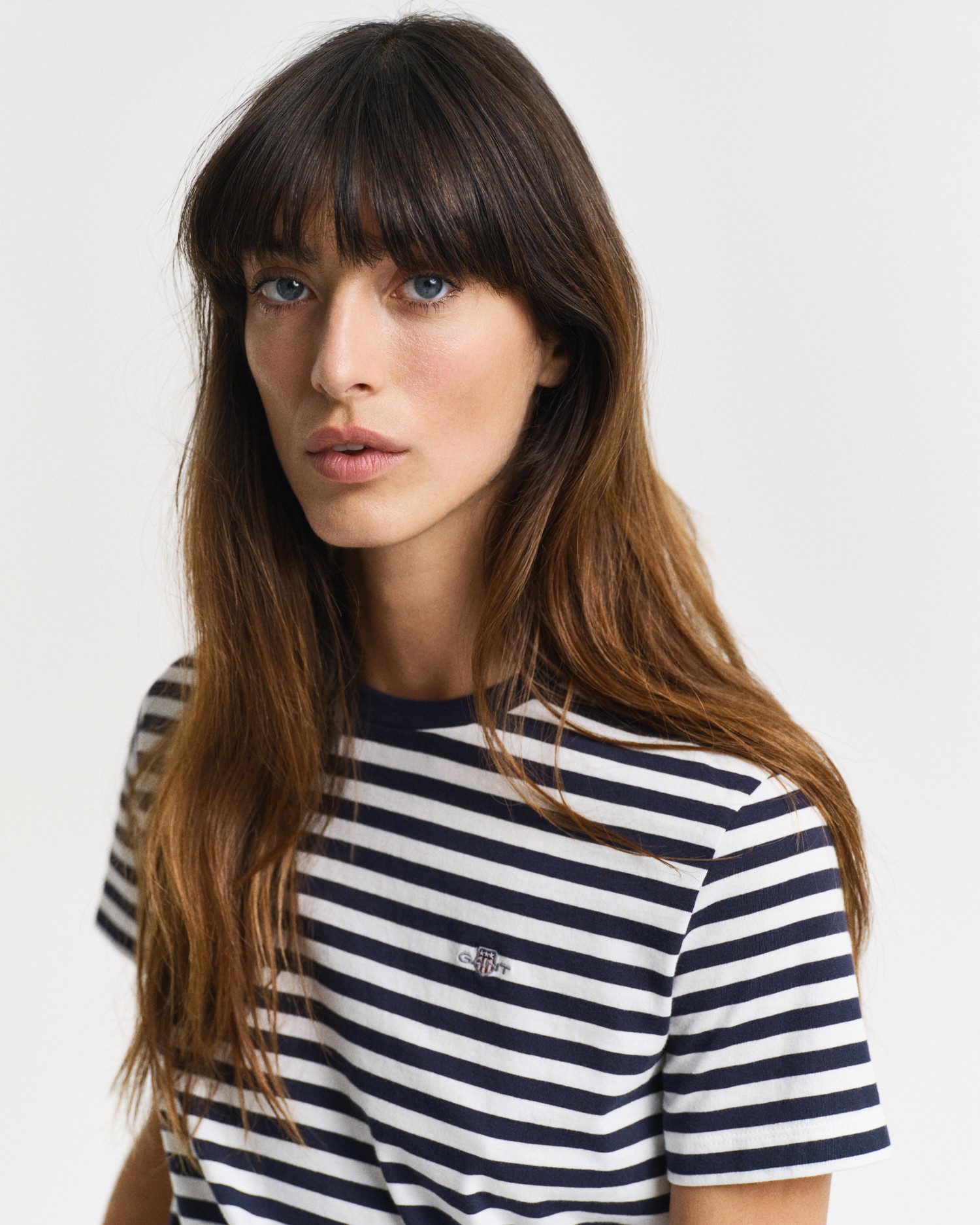 Gant T-shirt REG STRIPED SHIELD SS T-SHIRT