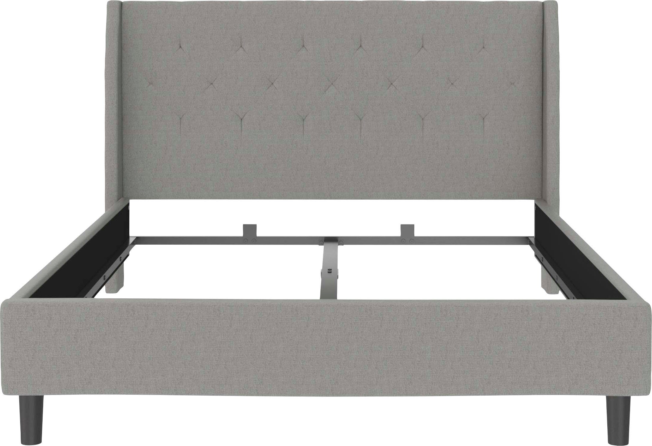 Home affaire Gestoffeerd bed Kempton met ruitencapitonnage, zacht verdikt, ligoppervlak 140x200 of 180x200 cm (1-delig)