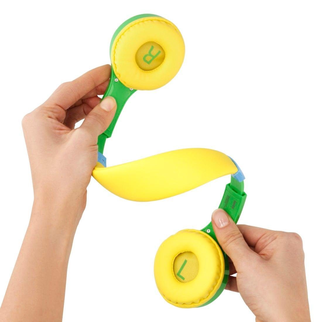Hama Kinder koptelefoon Kindkoptelefoon met kabel (85 dB volume beperking, on-ear) Maat verstelbaar, geïntegreerde microfoon, Siri en Google Assistant