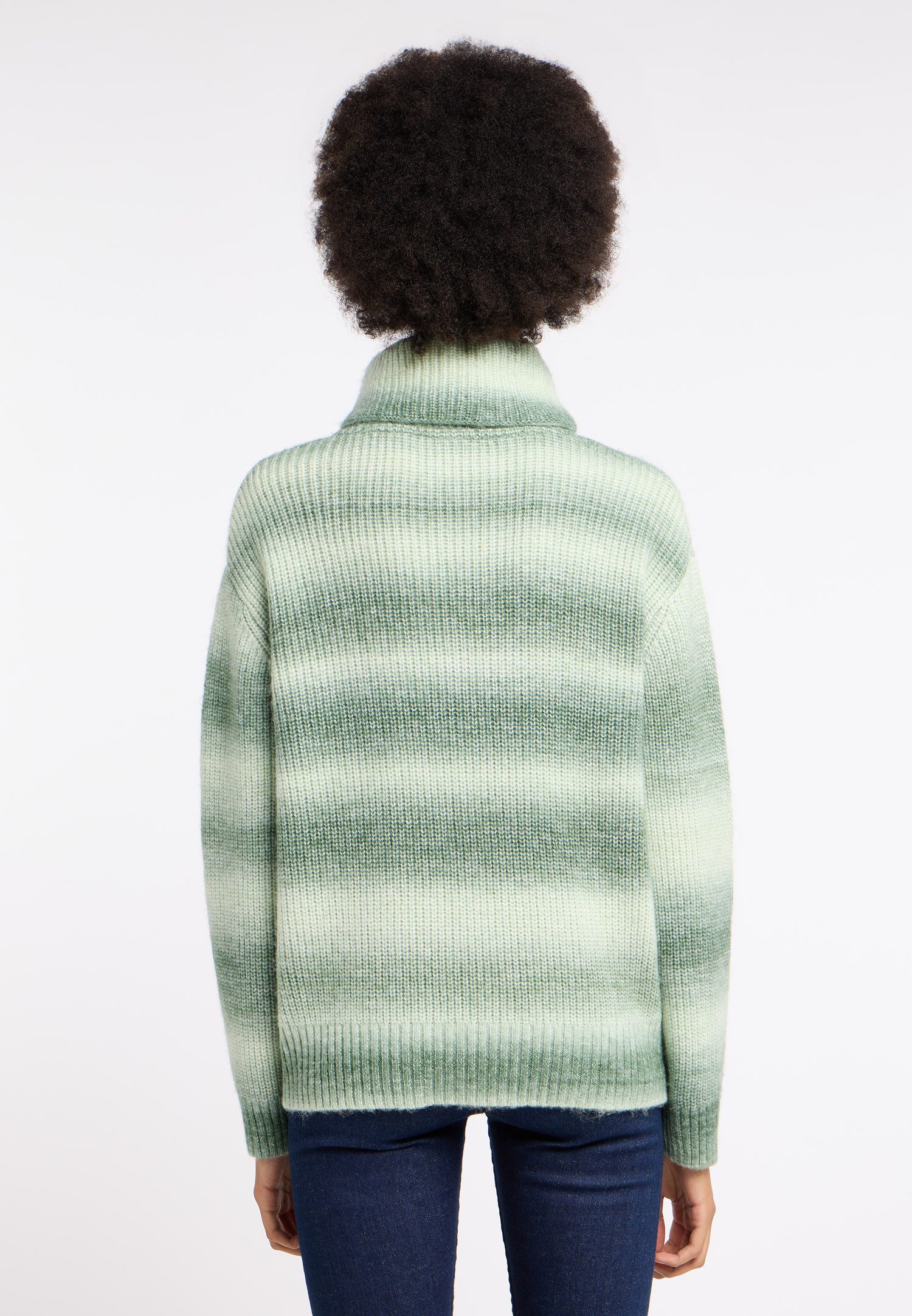 Ragwear Coltrui SAFINA met kleurrijk gestreept breipatroon
