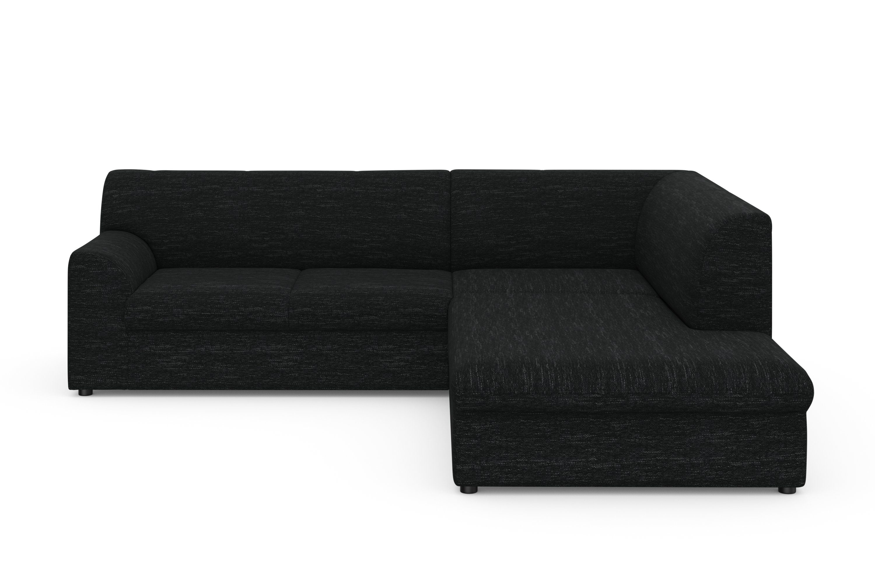 DOMO collection Hoekbank Topper L-vorm met ottomane, naar keuze met slaapfunctie