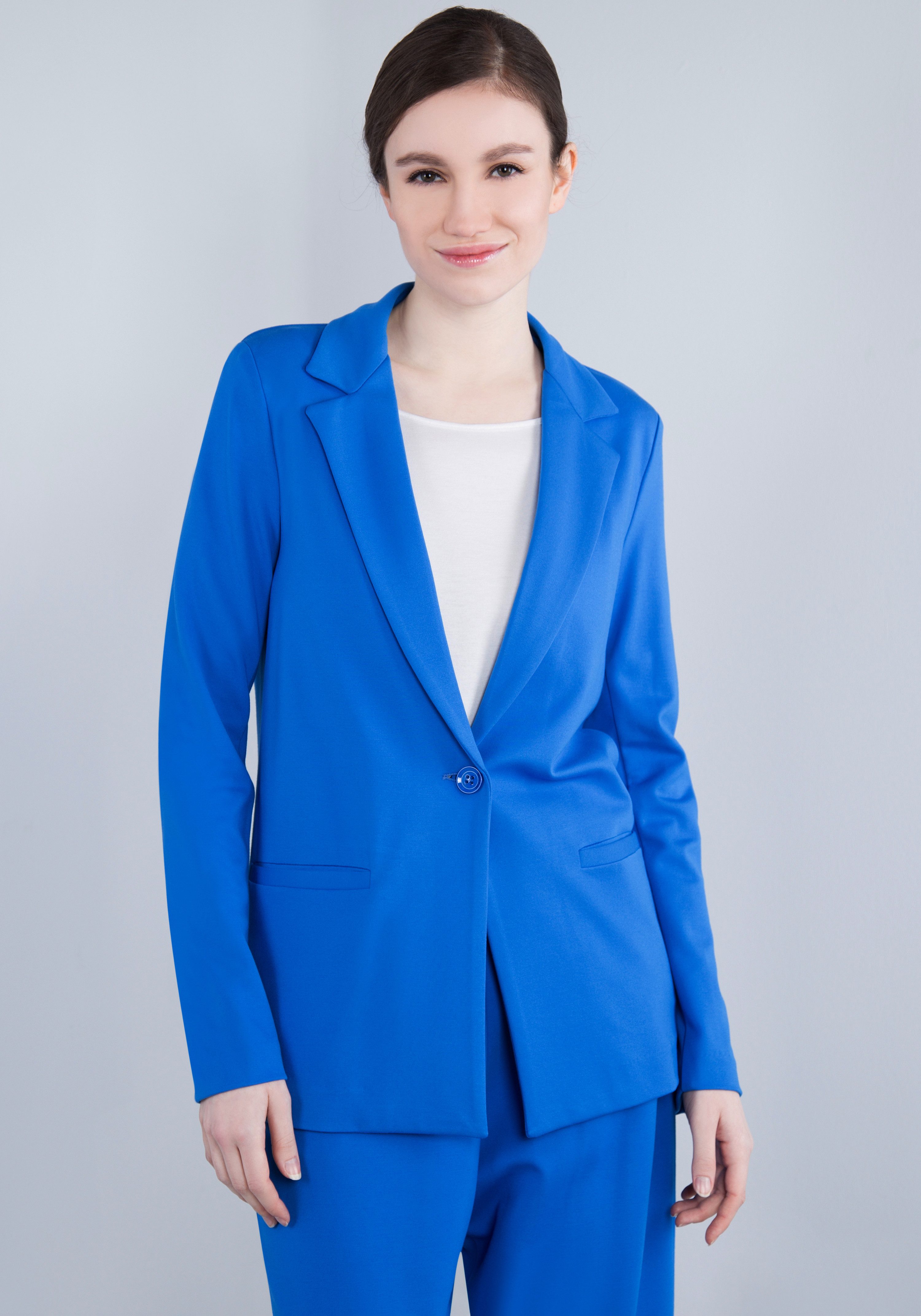 IMPERIAL Lange blazer met stretch