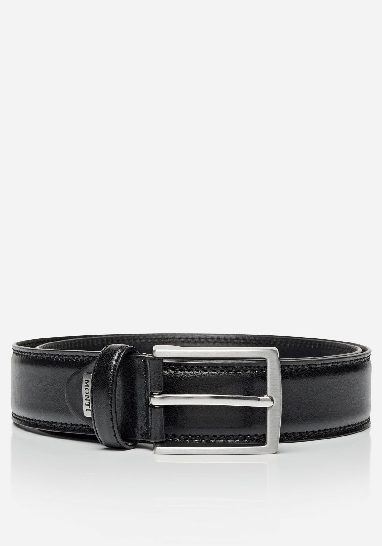 MONTI Synthetische riem Wenen 3,5 cm breed, klassiek-business, inkortbaar, tot maat 150 cm