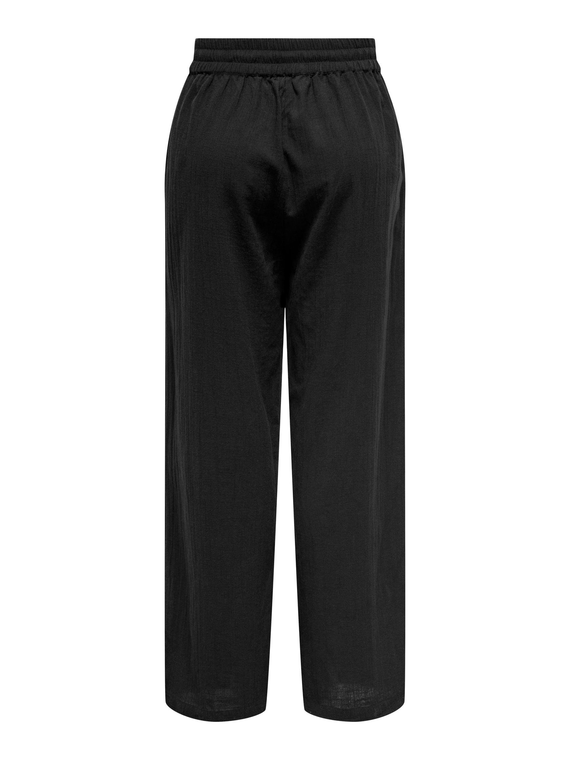 Only Comfortbroek ONLTIZANA COTTON LOOSE PANTS WVN
