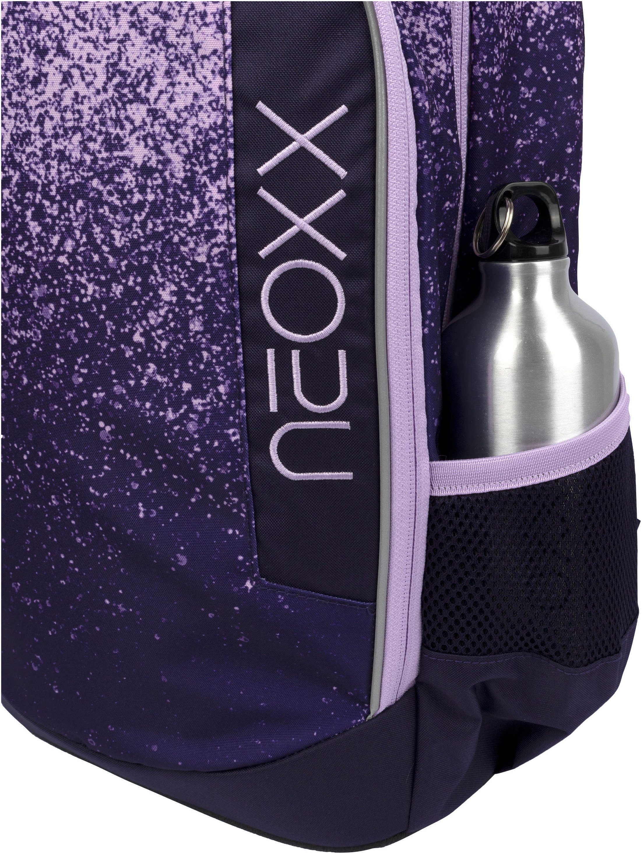 neoxx Schoolrugzak Flow, Glitterally perfect gedeeltelijk van gerecycled materiaal