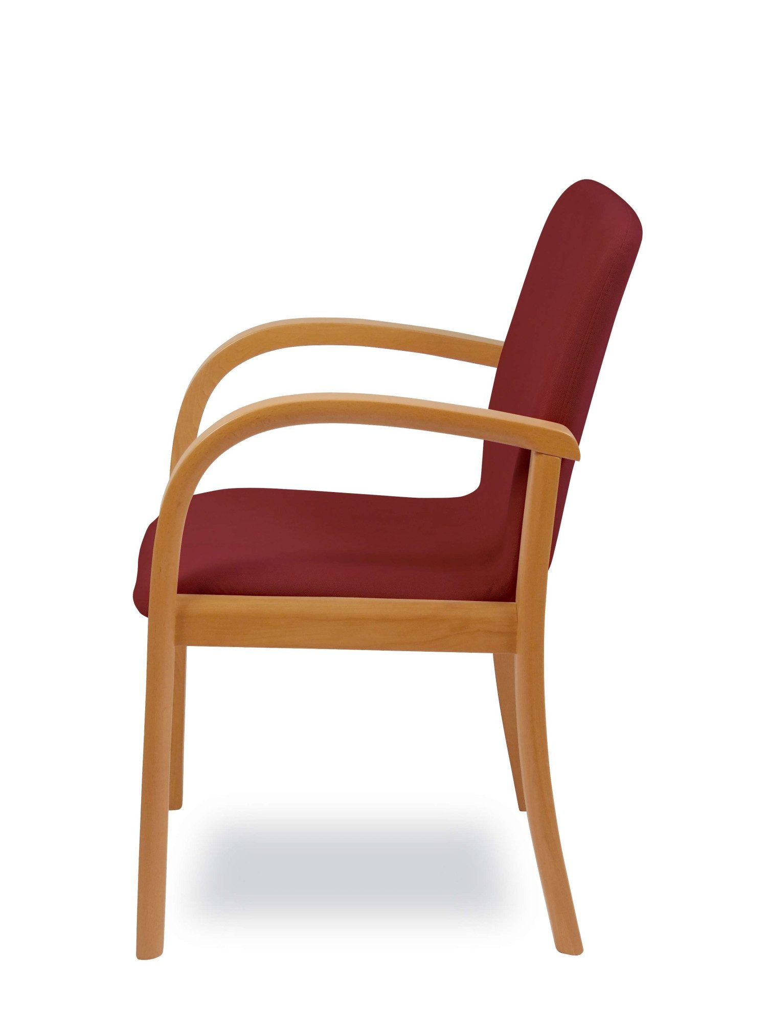 Home affaire Eetkamerstoel LINA707 Extra-comfort, vlekbestendig weefsel, massief hout (1 stuk)
