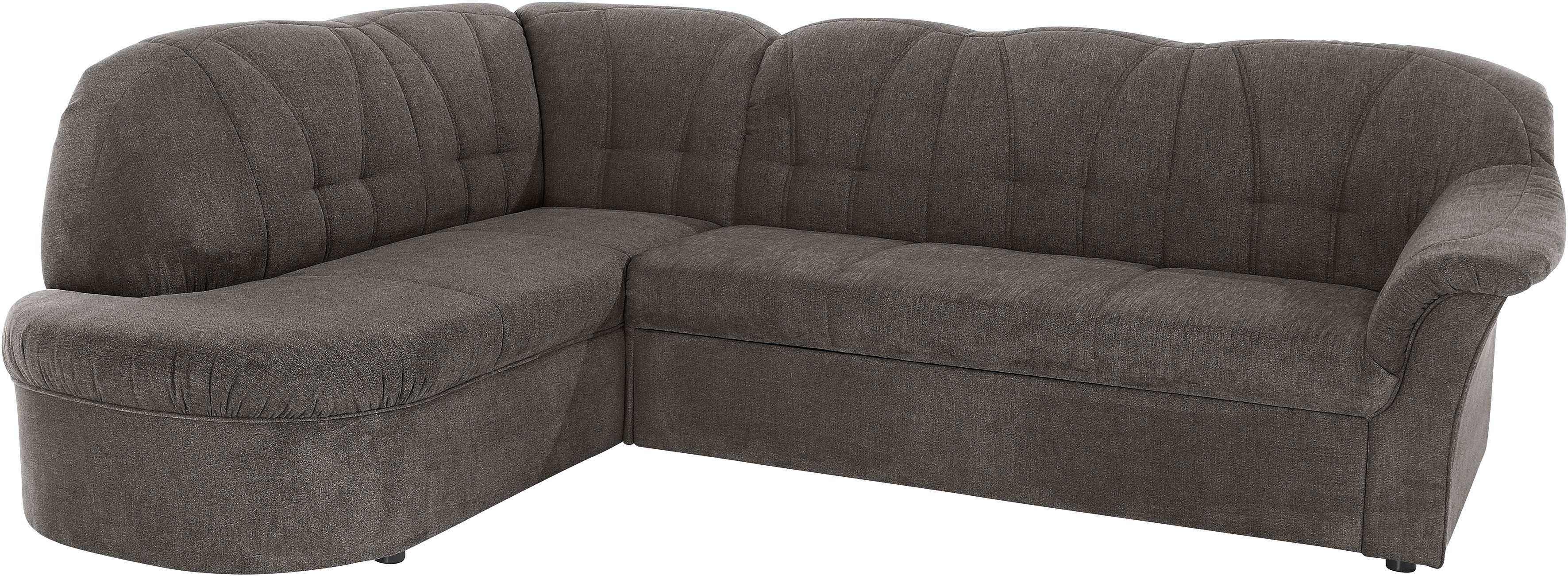 DOMO collection Hoekbank Pegnitz, elegante rugsteppingen, tijdloze vormtaal, L-vorm