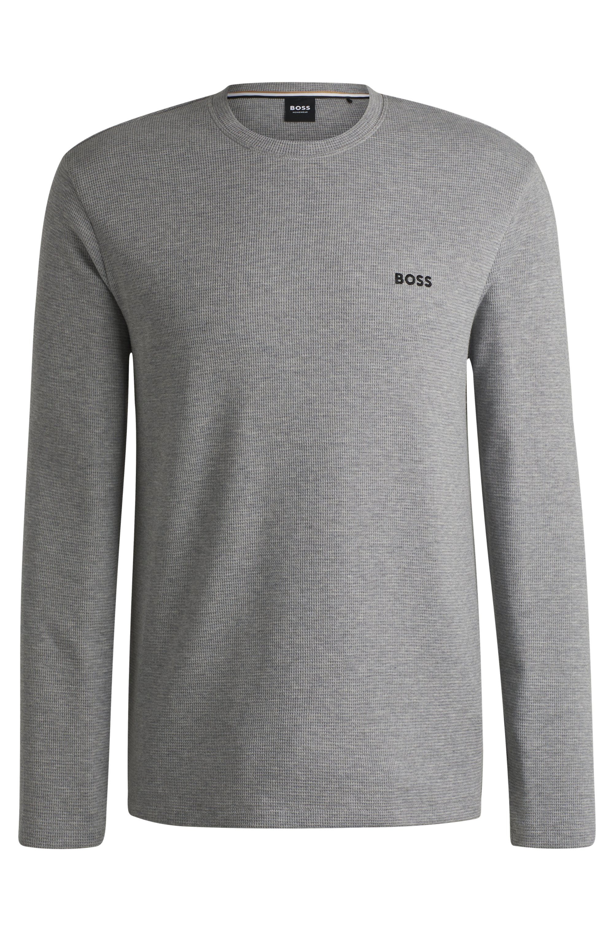 BOSS Pyjama top Waffle LS-Shirt