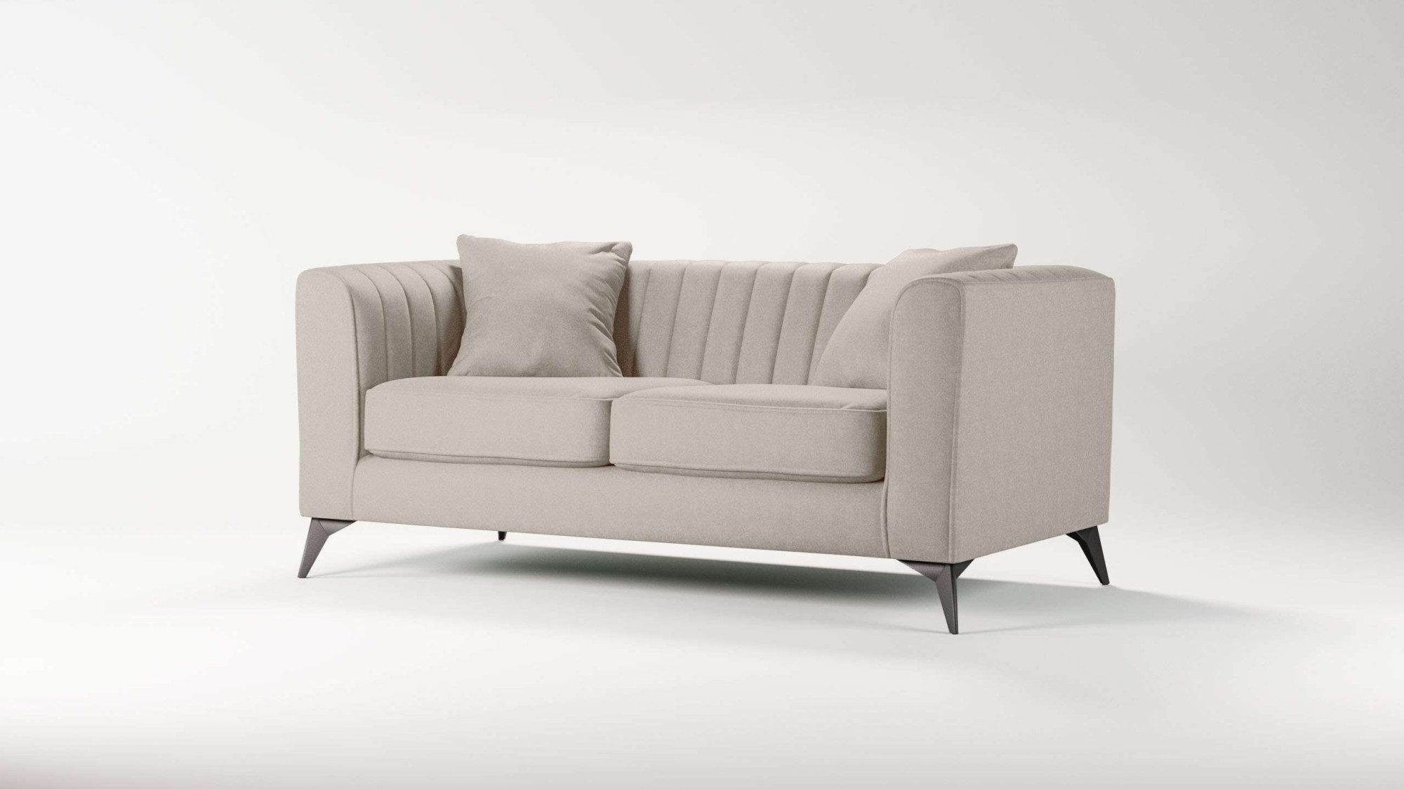 Places of Style 2-zitsbank MATTHEW elegant designsofa, afmetingen B/D/H: 170/86/74 cm