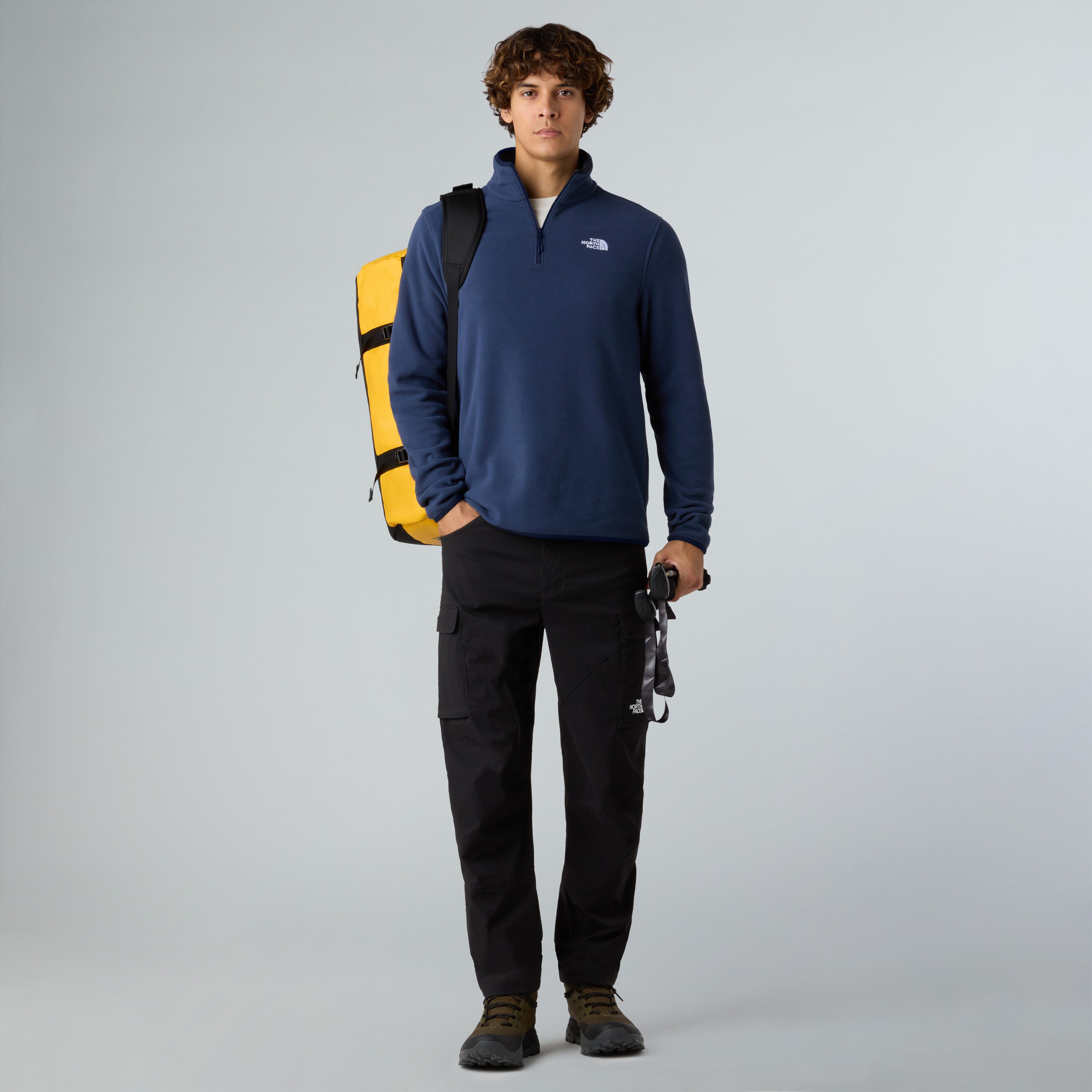 The North Face Fleecetrui M GLACIER FLEECE 1/4 ZIP JACKET (1-delig)