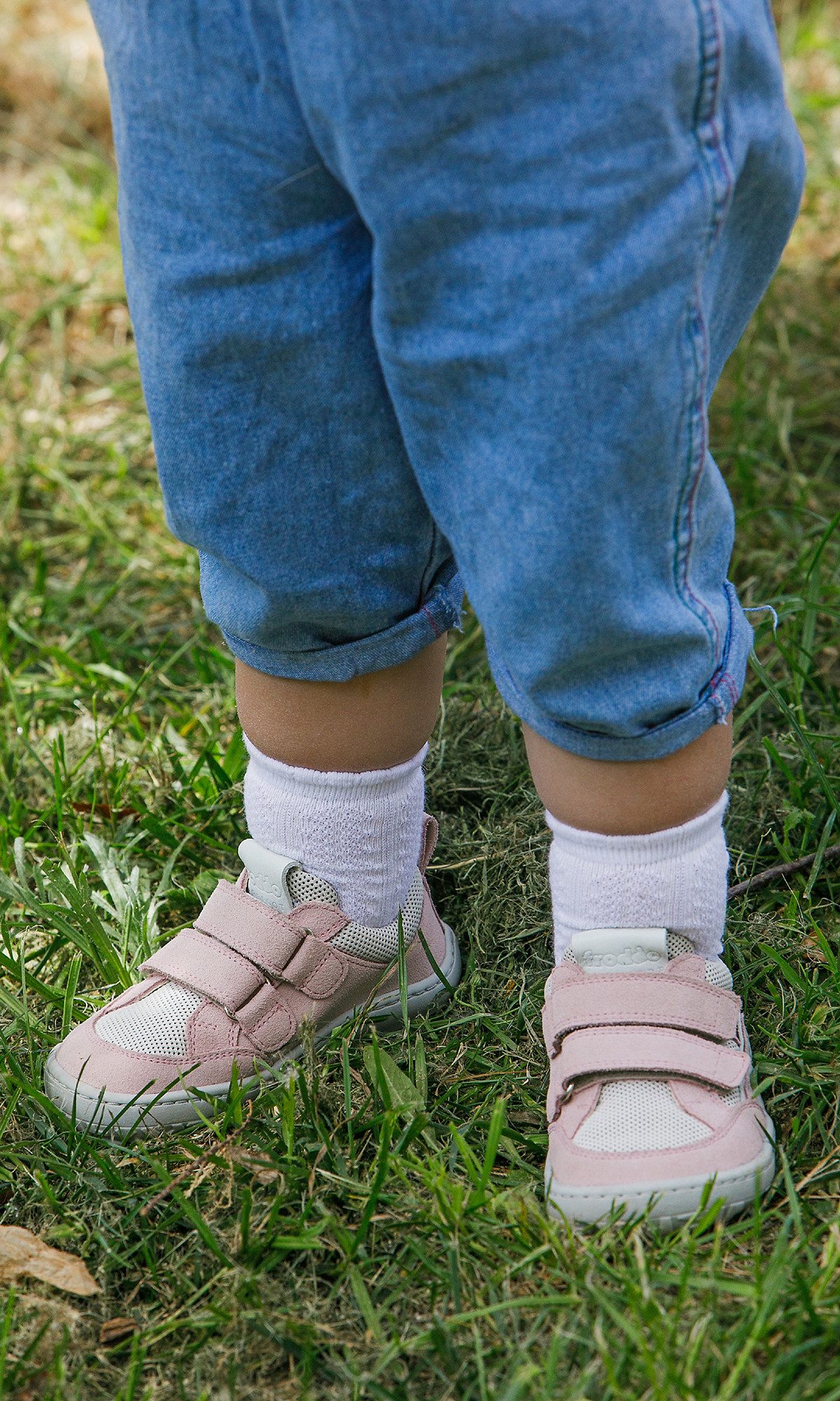 froddo® Sneakers BAREFOOT BASE , klittenbandschoen, vrijetijdsschoen, blote voeten schoen met klittenbandsluiting