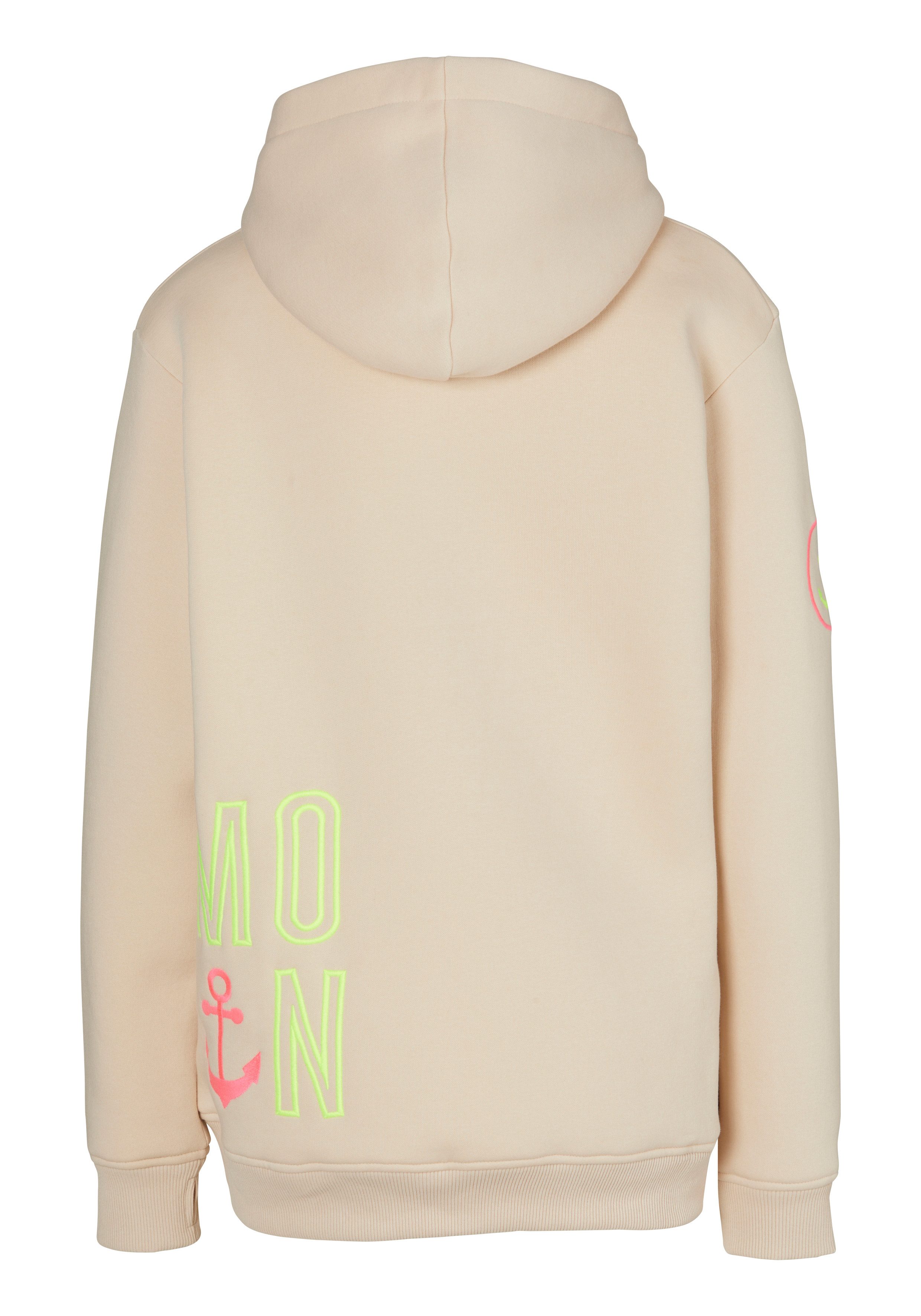Zwillingsherz Hoodie Limited Edition met capuchon, geborduurd "moin" en ankerontwerp, exclusief bij otto