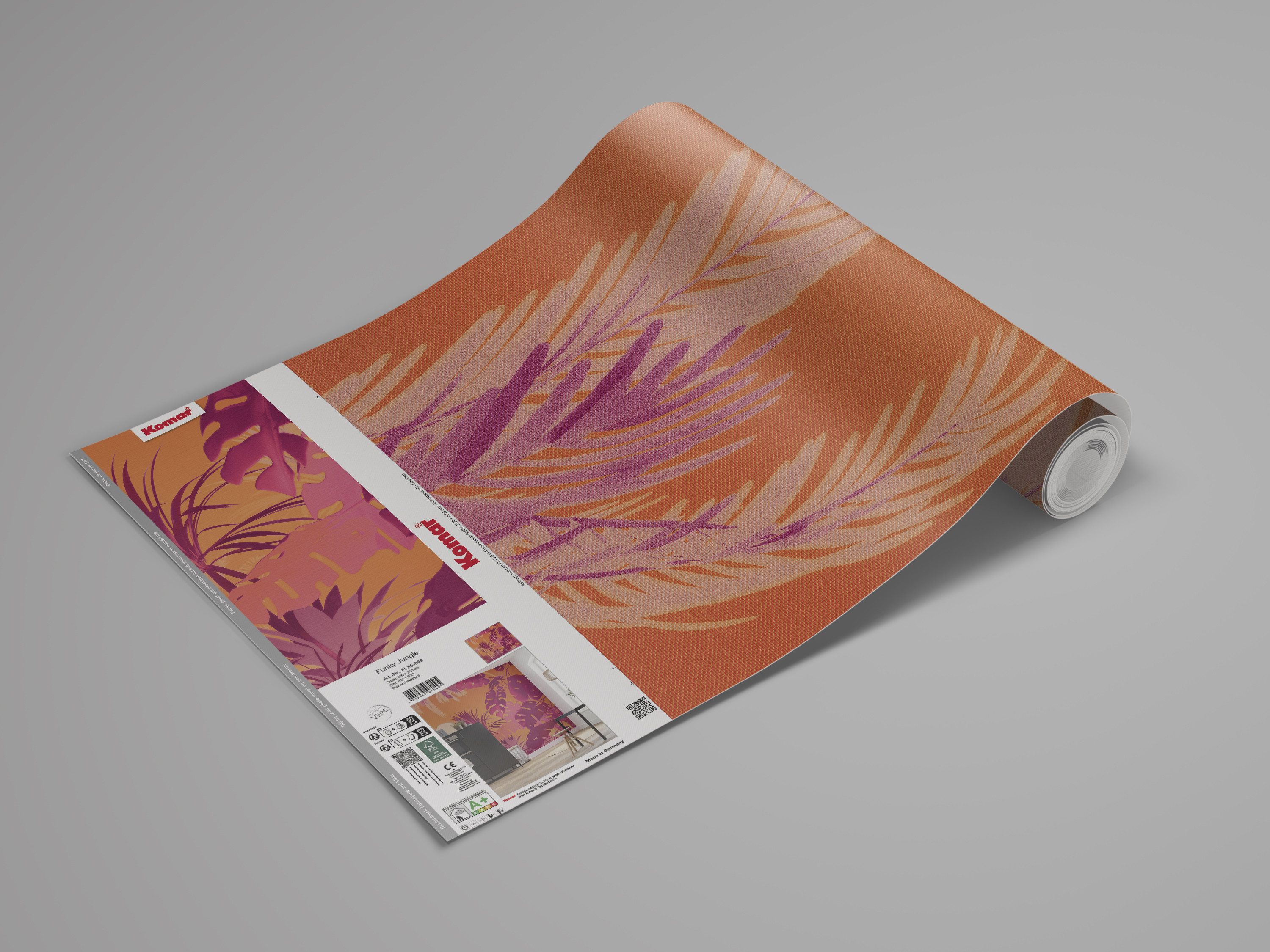 Komar Fotobehang Komar vlies fotobehang - Funky Jungle - maat 250 x 250 cm (set)