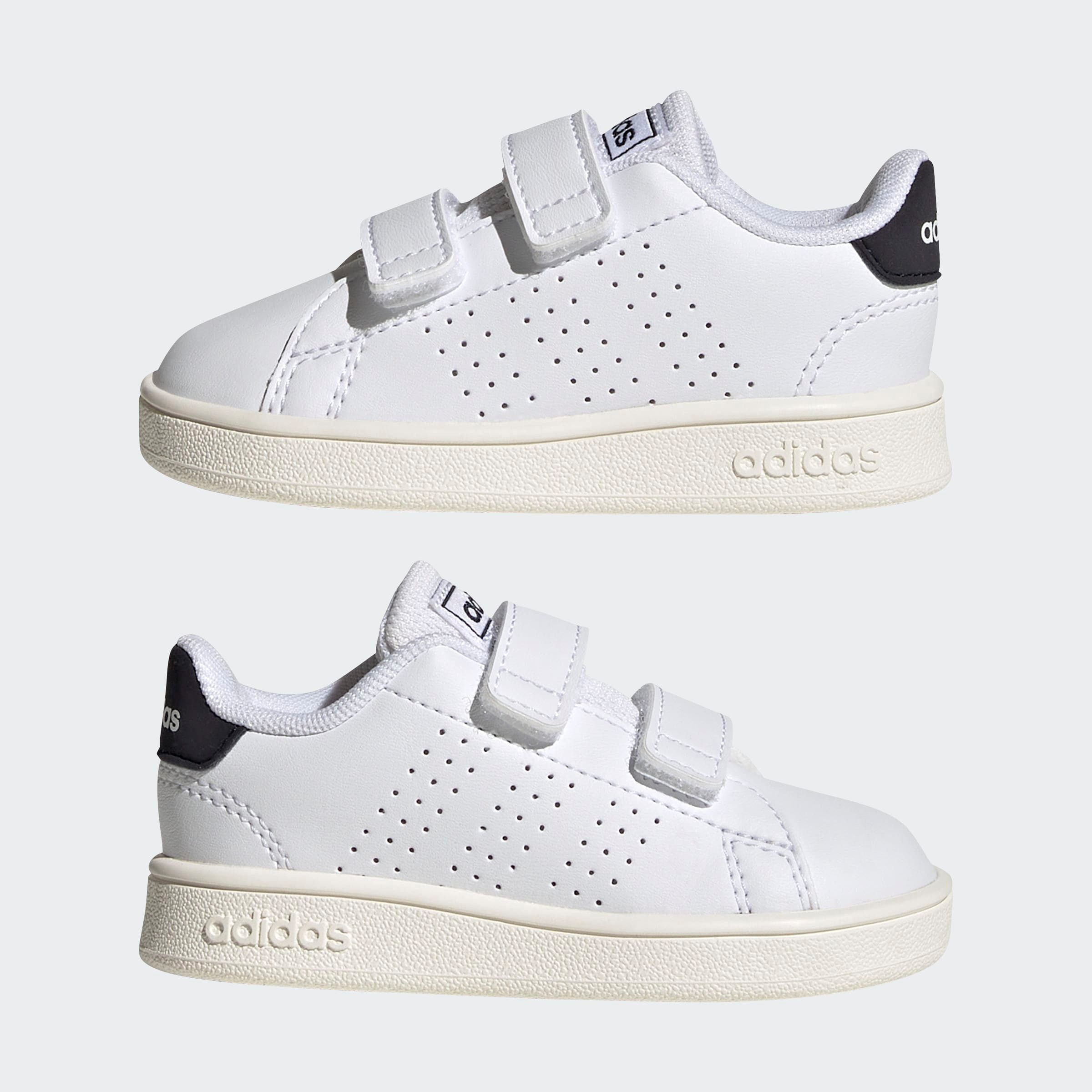 adidas Sportswear Sneakers ADVANTAGE LIFESTYLE COURT TWO HOOK-AND-LOOP Ontwerp in de sporen van de adidas Stan Smith