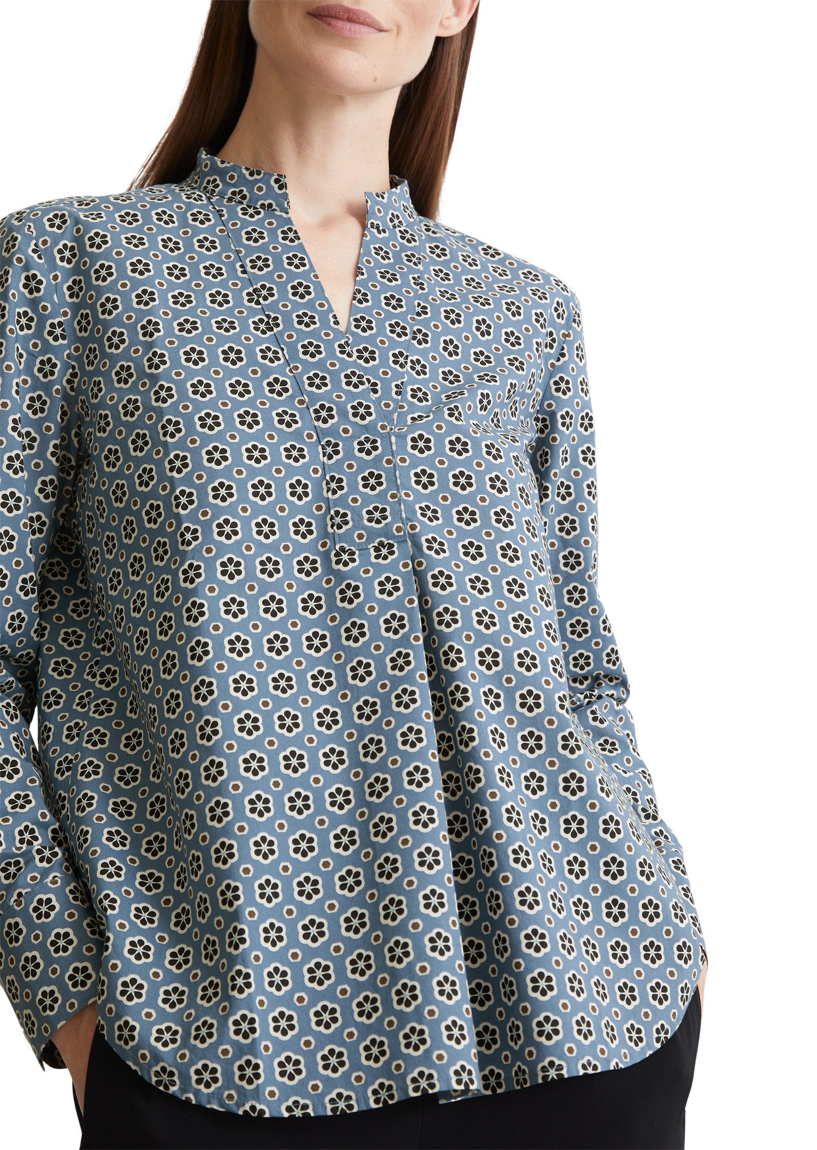 Marc O'Polo Blouse met lange mouwen Blouse met moderne alloverprint