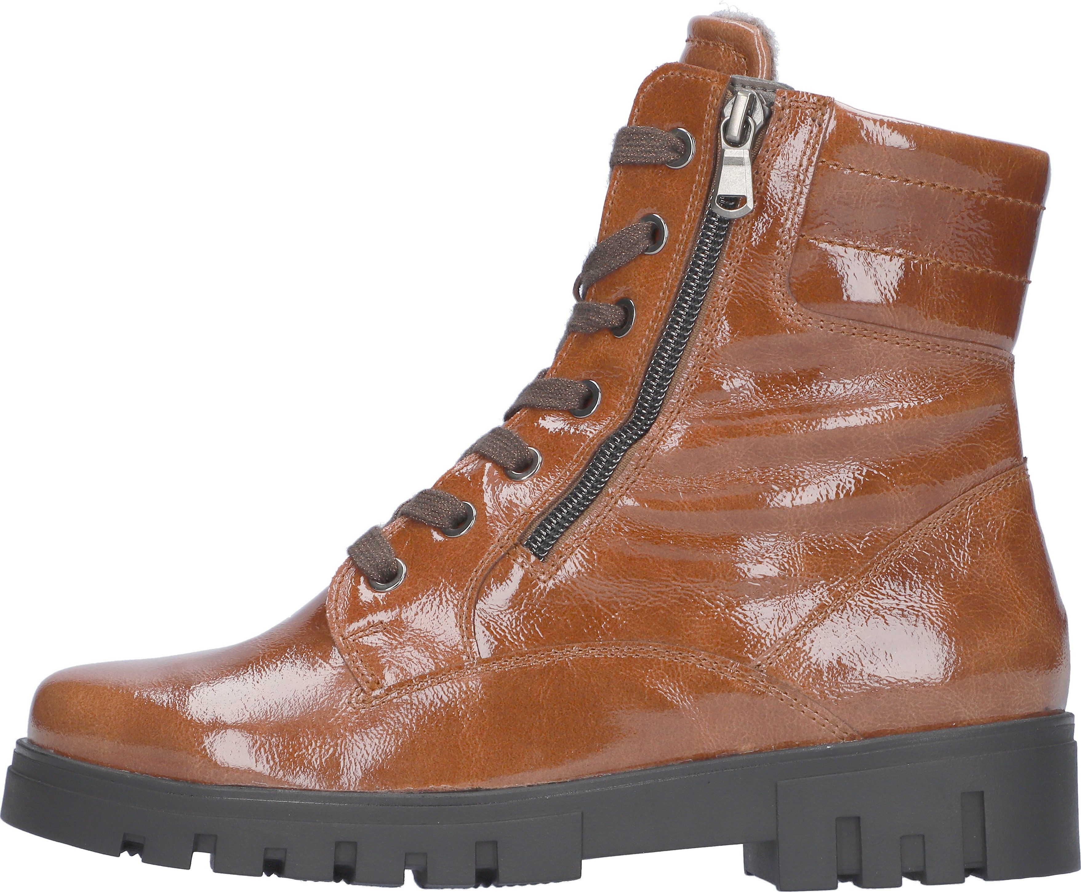 Waldläufer Veterlaarsjes H-SERENA , veterschoenen, lakenkellaars, in comfortabele breedte g (=breed)