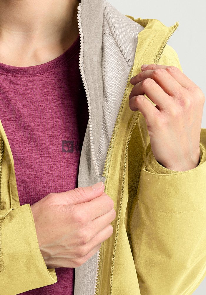 Jack Wolfskin Functioneel 3-in-1-jack MOONRISE 3IN1 JKT W (2-delig)