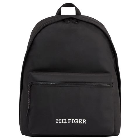 Tommy Hilfiger Th Monotype Dome Backpack black backpack