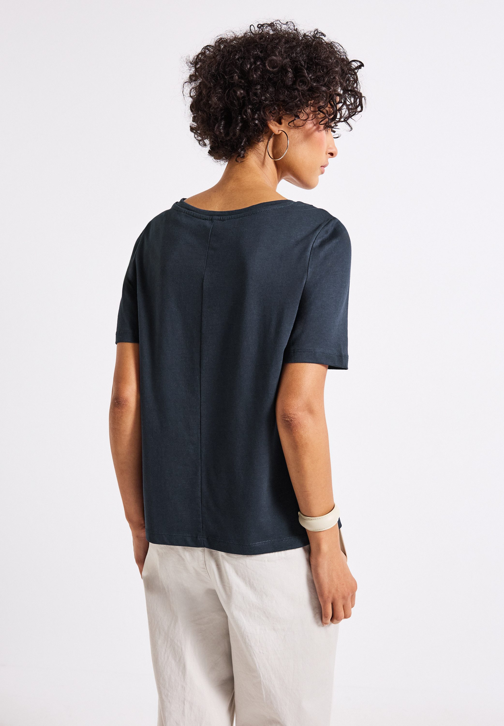 STREET ONE T-shirt met belettering