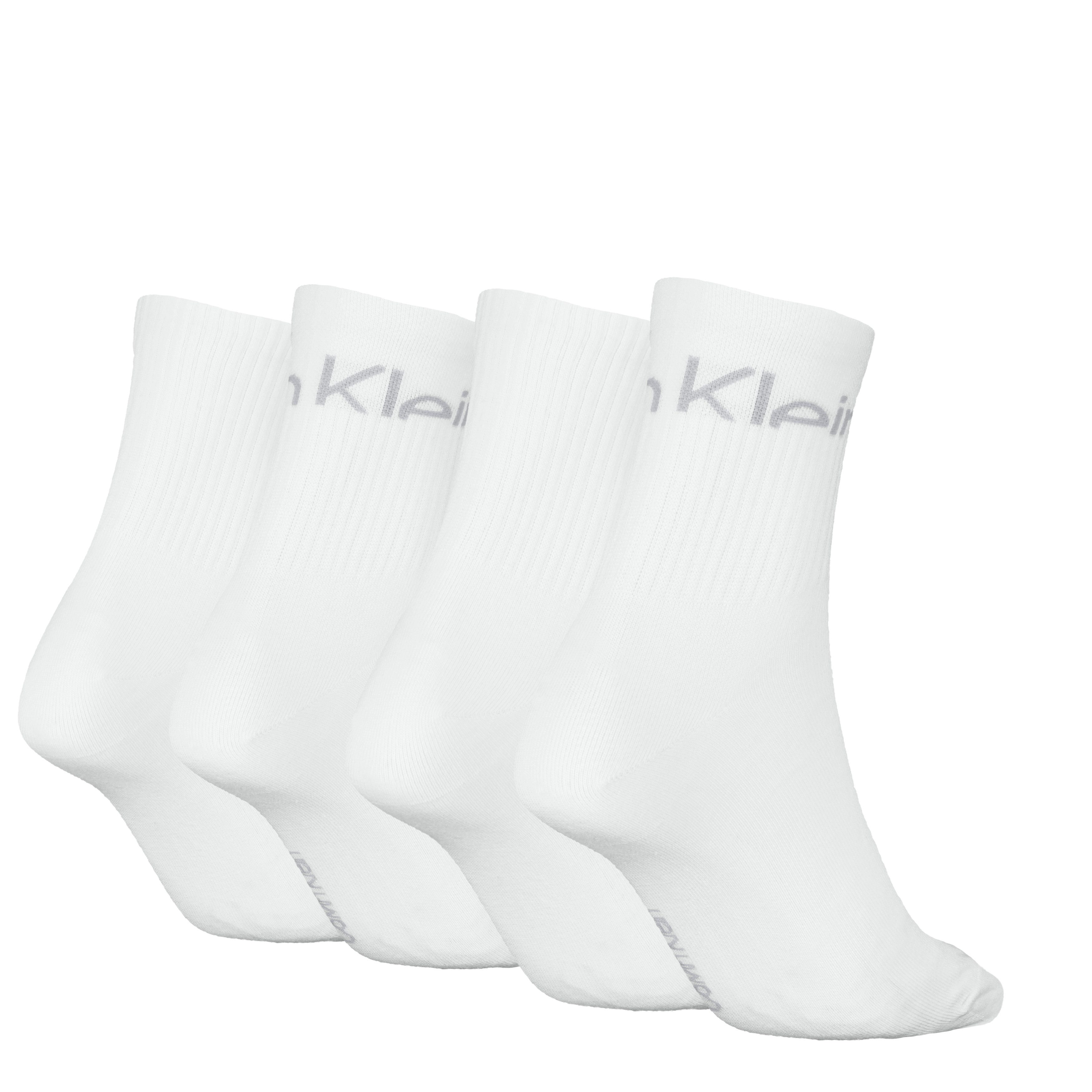 Calvin Klein Jeans Sokken CKJ WOMEN SHORT SOCK 4P CUT LOGO ECOM (Set van 4)