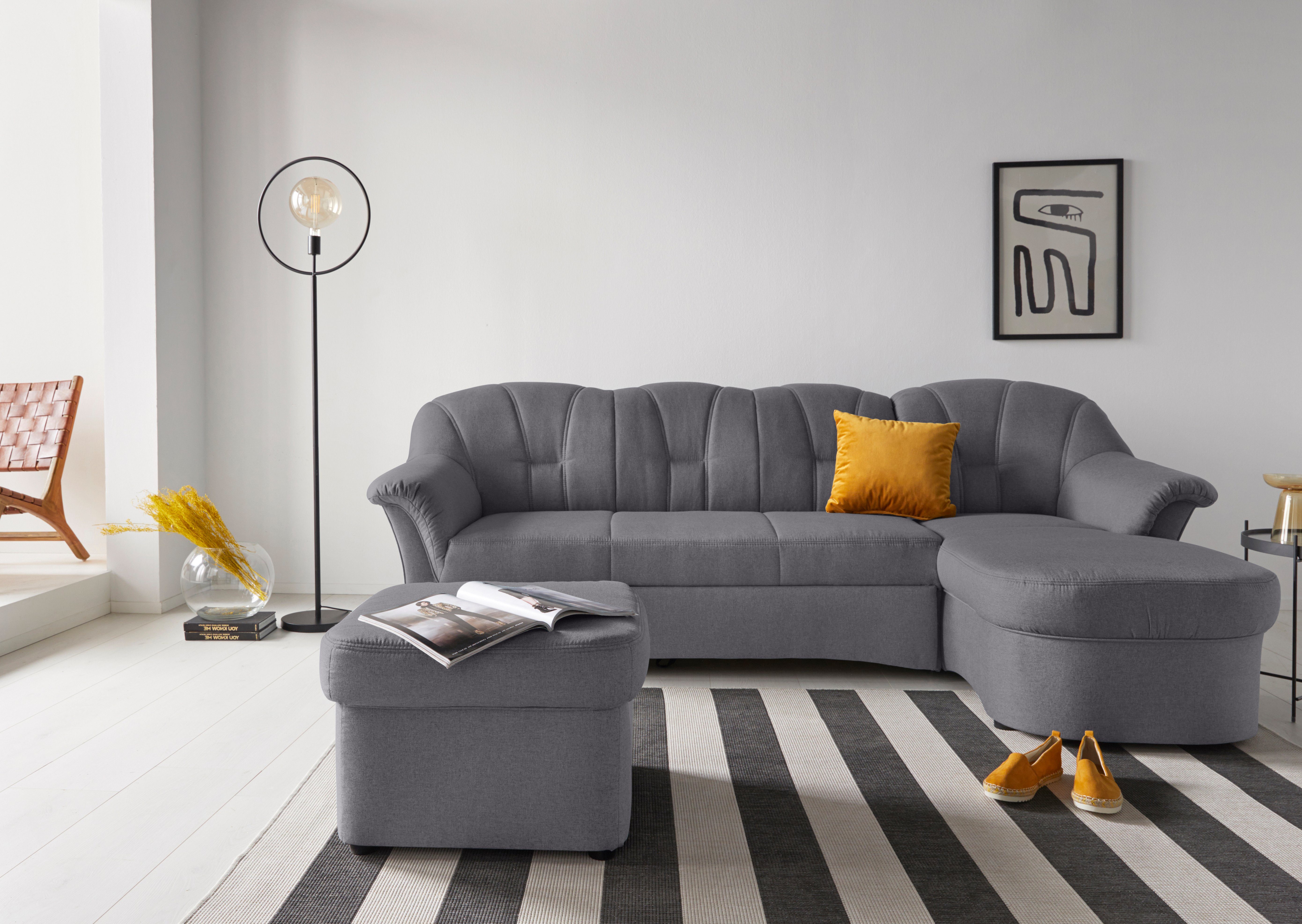 DOMO collection Hoekbank Papenburg, tijdloze rugsteppingen, elegante vormtaal, L-vorm