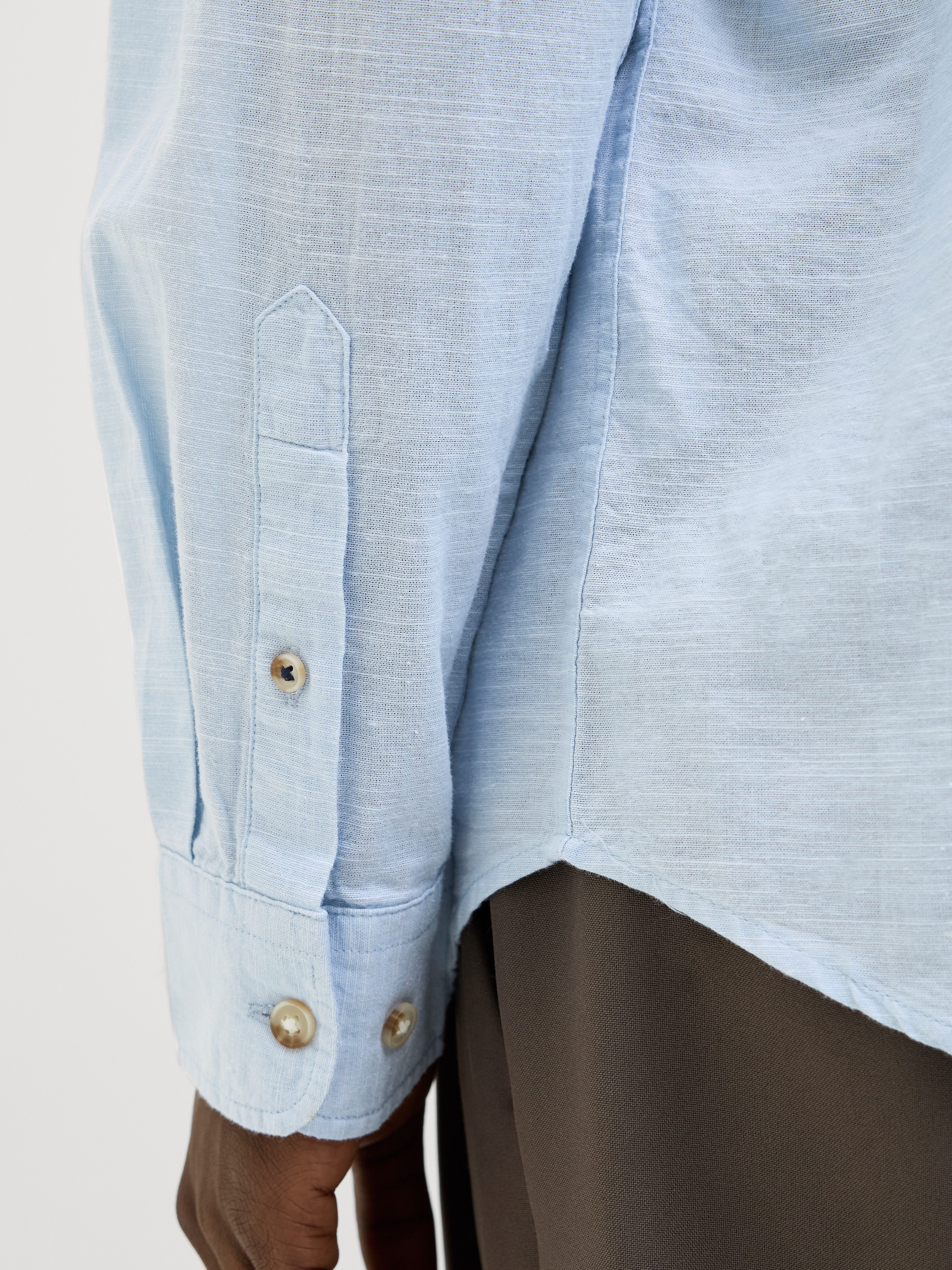 Jack & Jones Overhemd met lange mouwen JJESUMMER BAND SHIRT LS SN