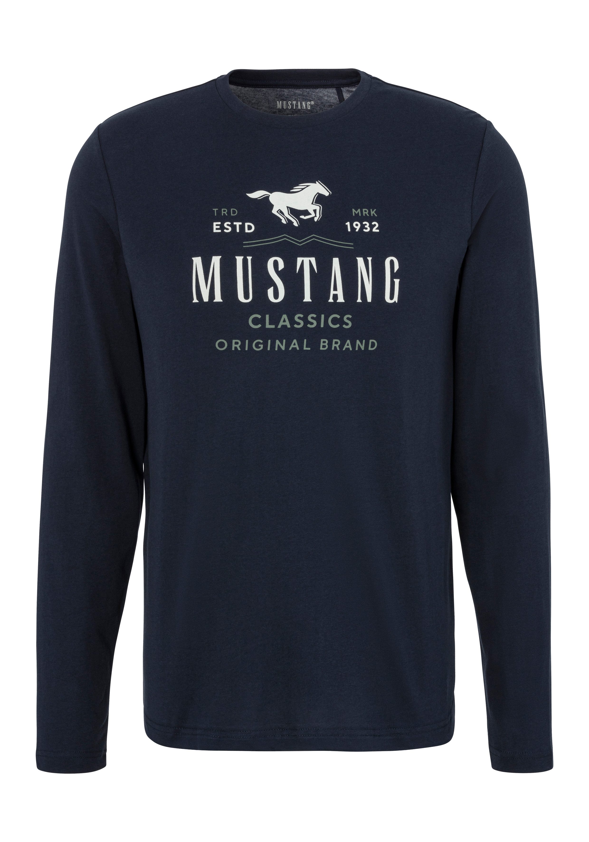 MUSTANG Shirt met lange mouwen Style Adrian