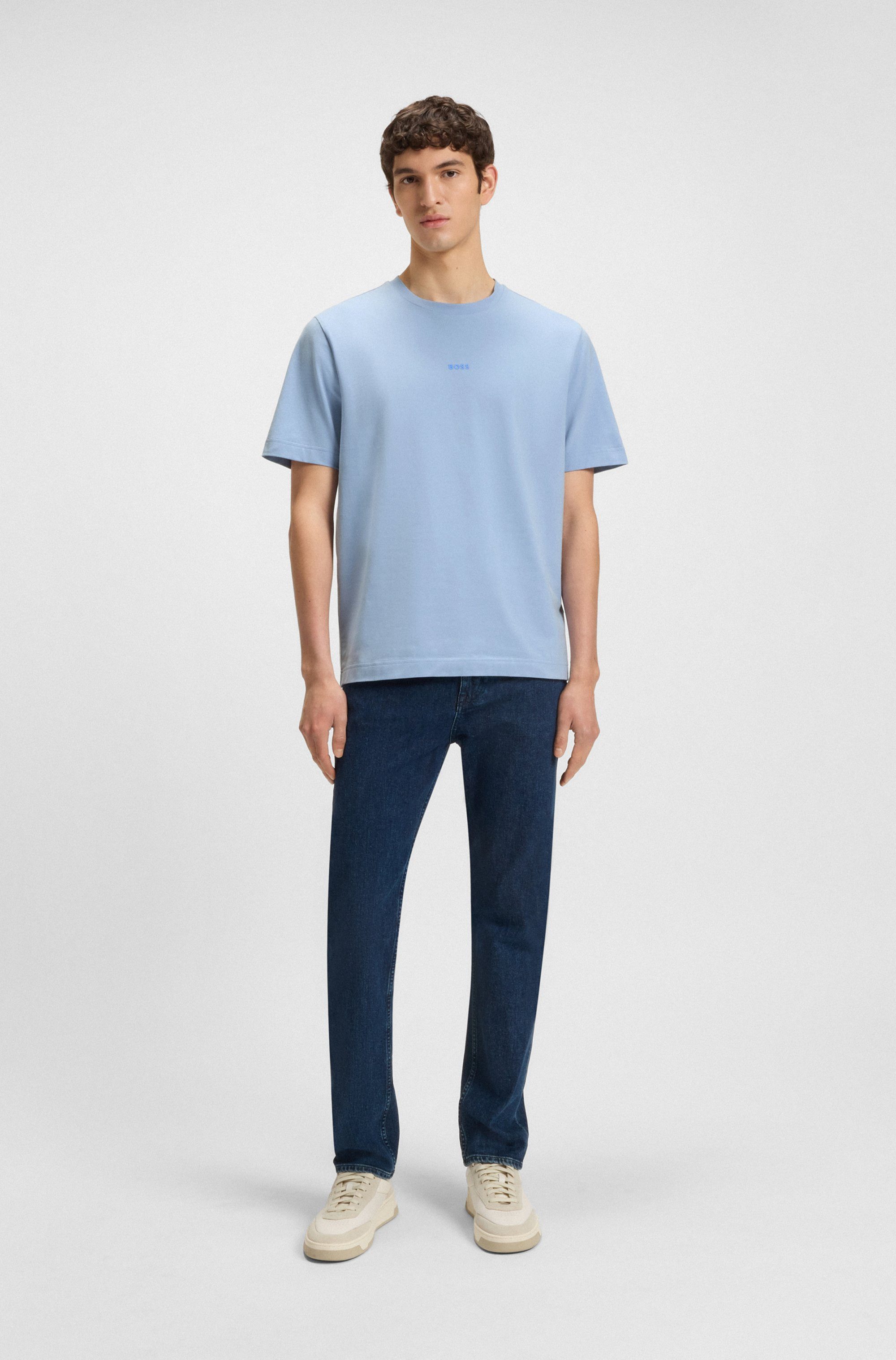 Boss Orange T-shirt TChup met een ronde hals